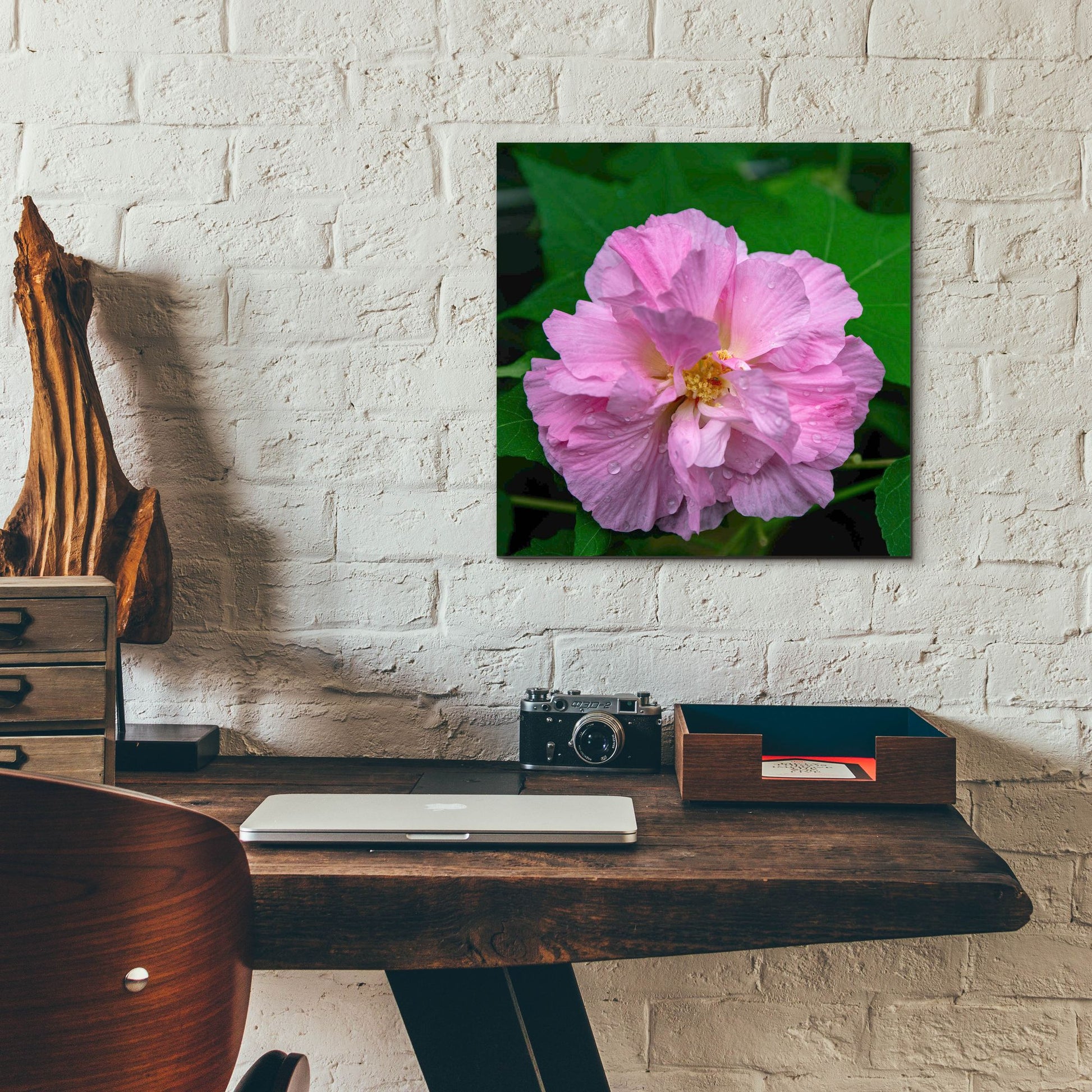 Epic Art 'Flower' by Epic Portfolio, Acrylic Glass Wall Art,12x12