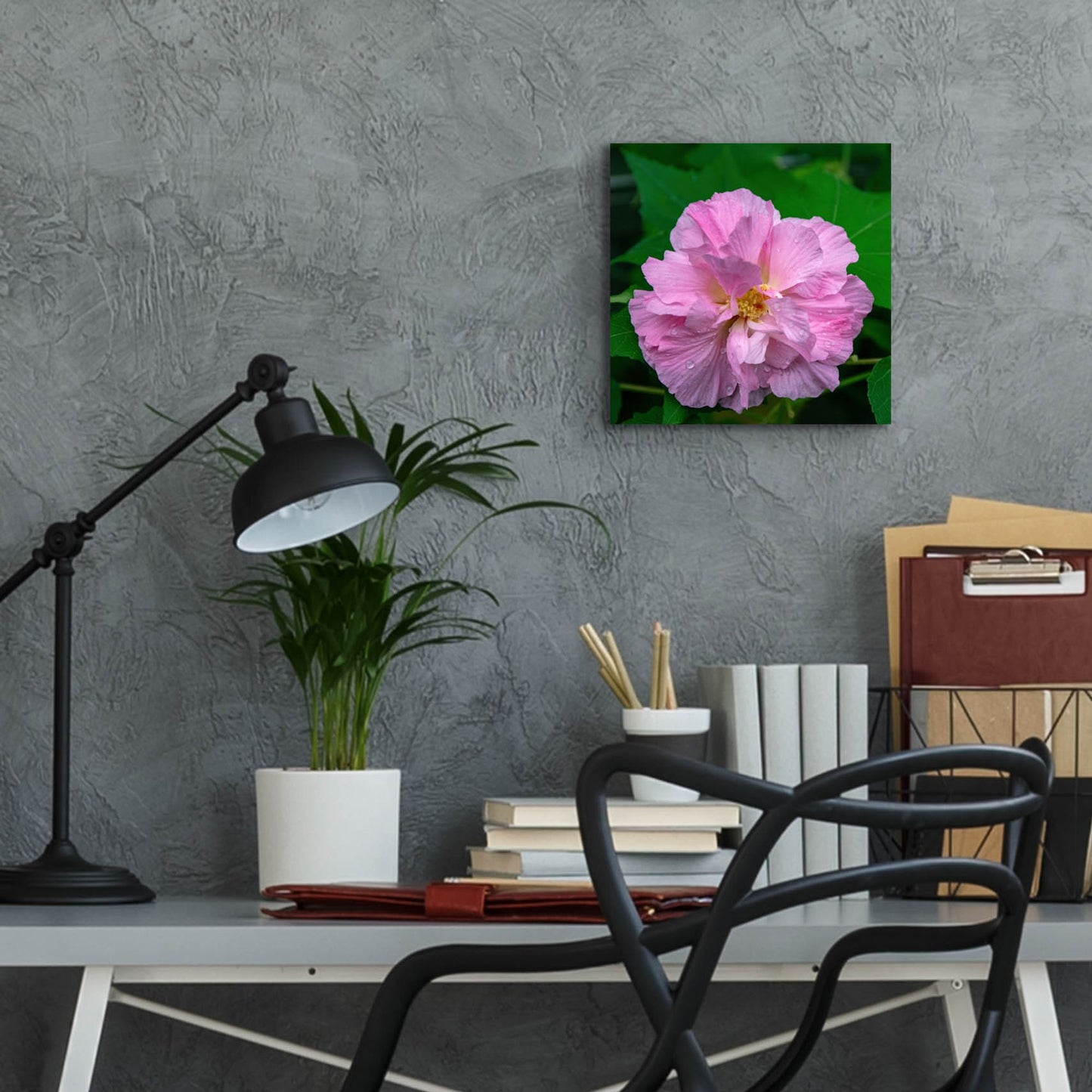 Epic Art 'Flower' by Epic Portfolio, Acrylic Glass Wall Art,12x12