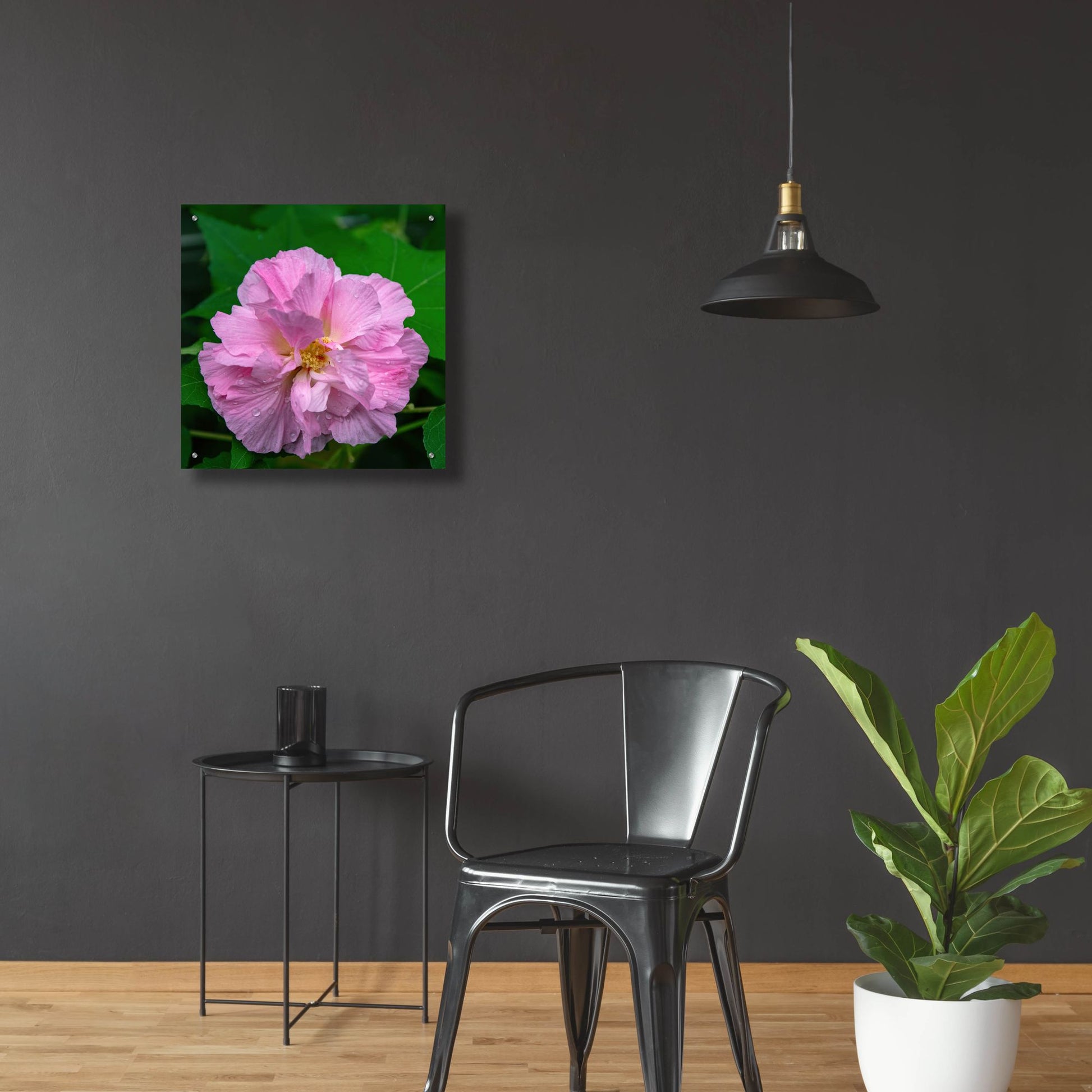 Epic Art 'Flower' by Epic Portfolio, Acrylic Glass Wall Art,24x24