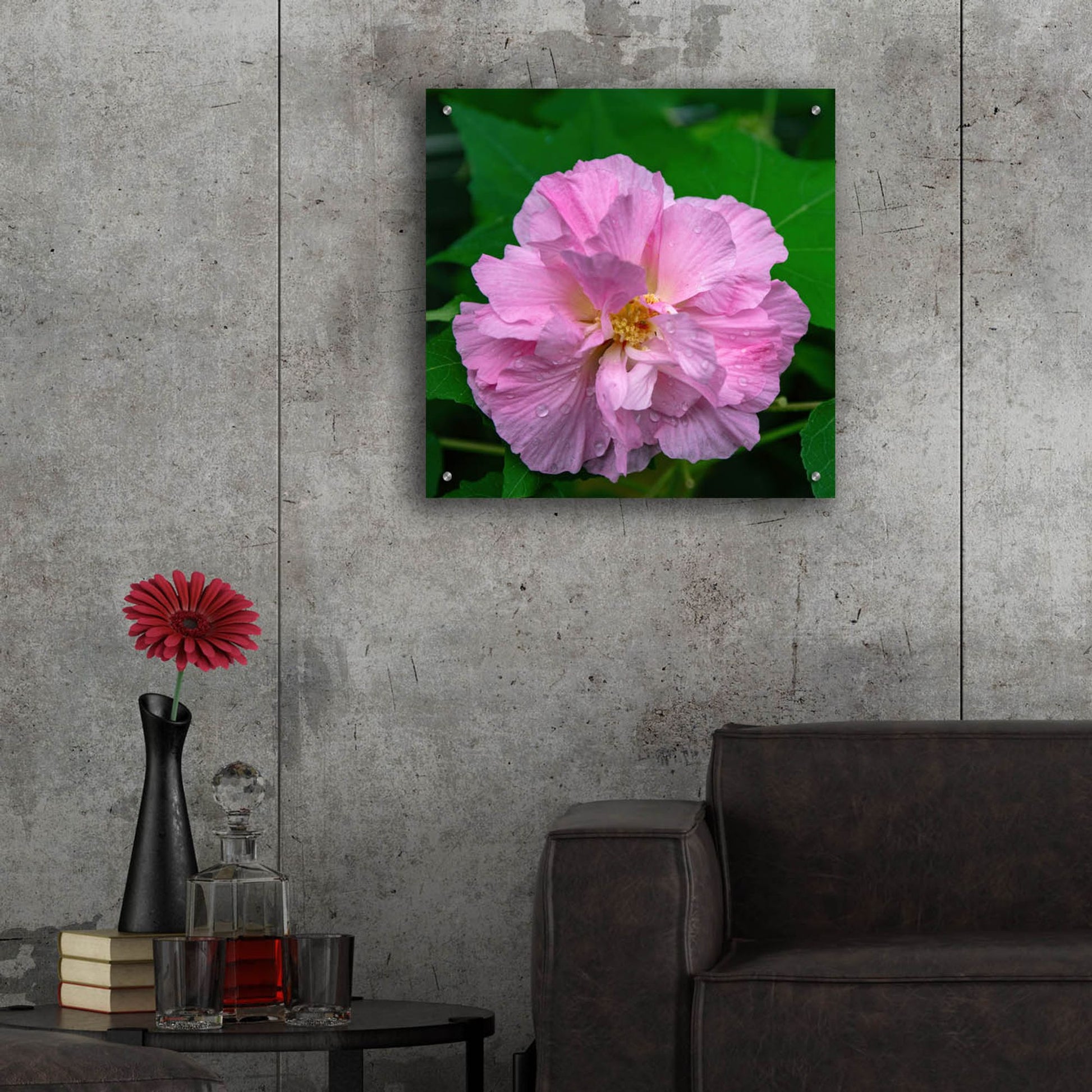 Epic Art 'Flower' by Epic Portfolio, Acrylic Glass Wall Art,24x24