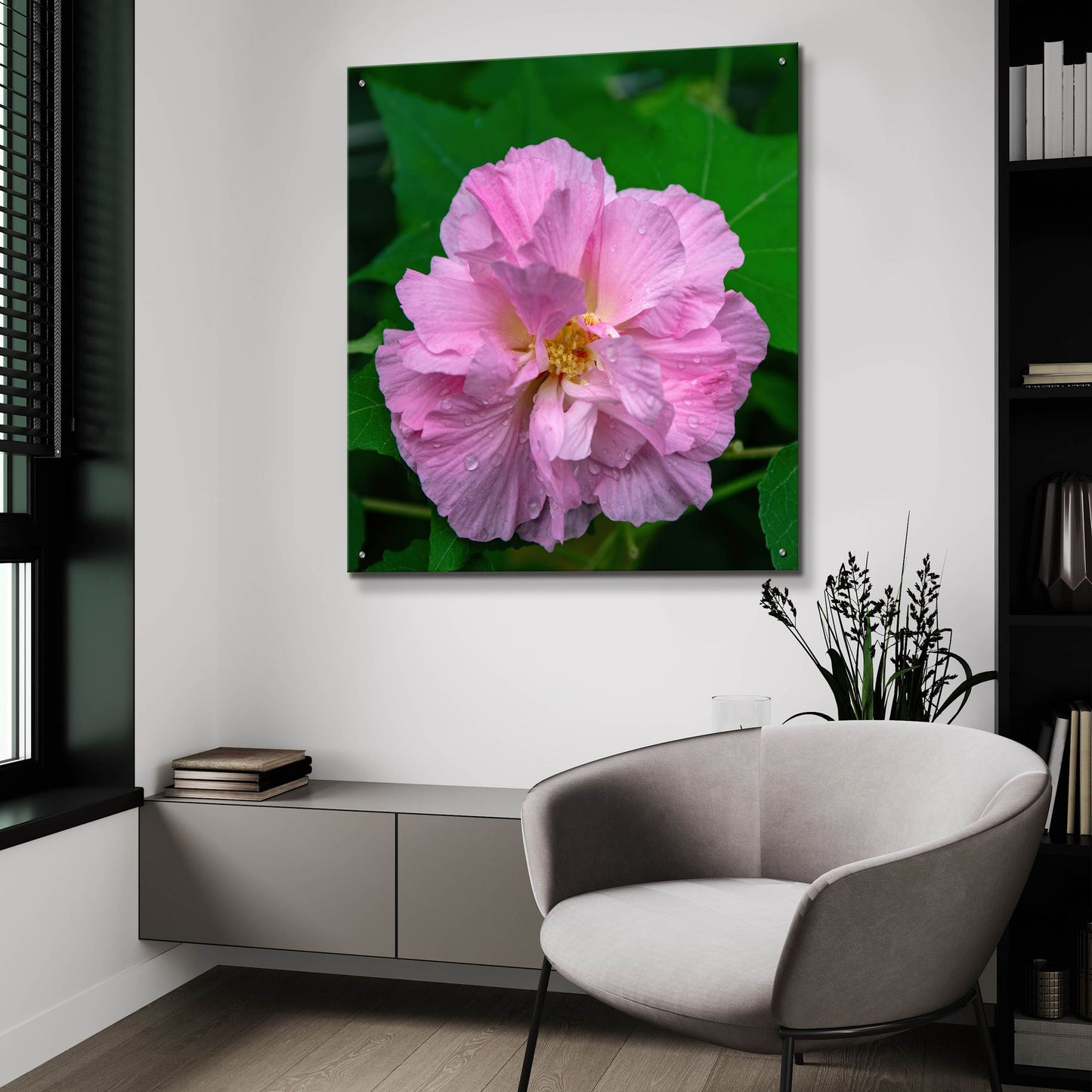 Epic Art 'Flower' by Epic Portfolio, Acrylic Glass Wall Art,36x36