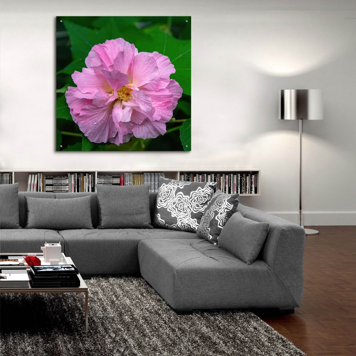 Epic Art 'Flower' by Epic Portfolio, Acrylic Glass Wall Art,36x36