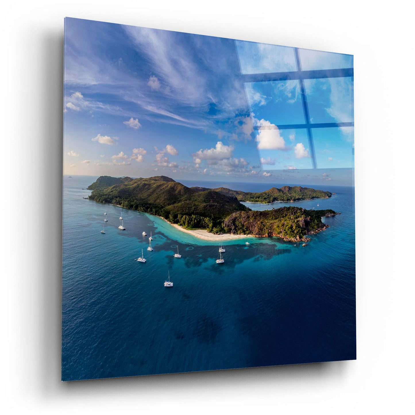 Epic Art 'Curieuse Island Seychelles' by Epic Portfolio, Acrylic Glass Wall Art,12x12