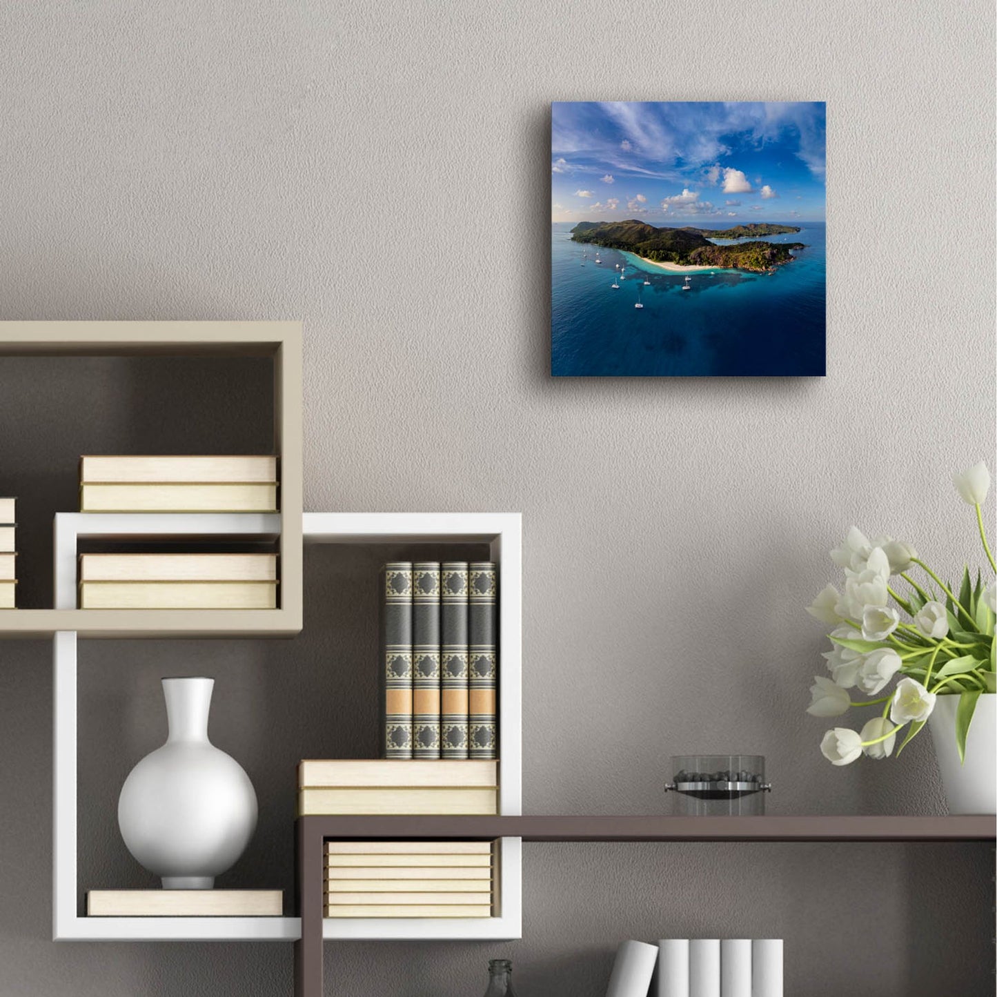 Epic Art 'Curieuse Island Seychelles' by Epic Portfolio, Acrylic Glass Wall Art,12x12