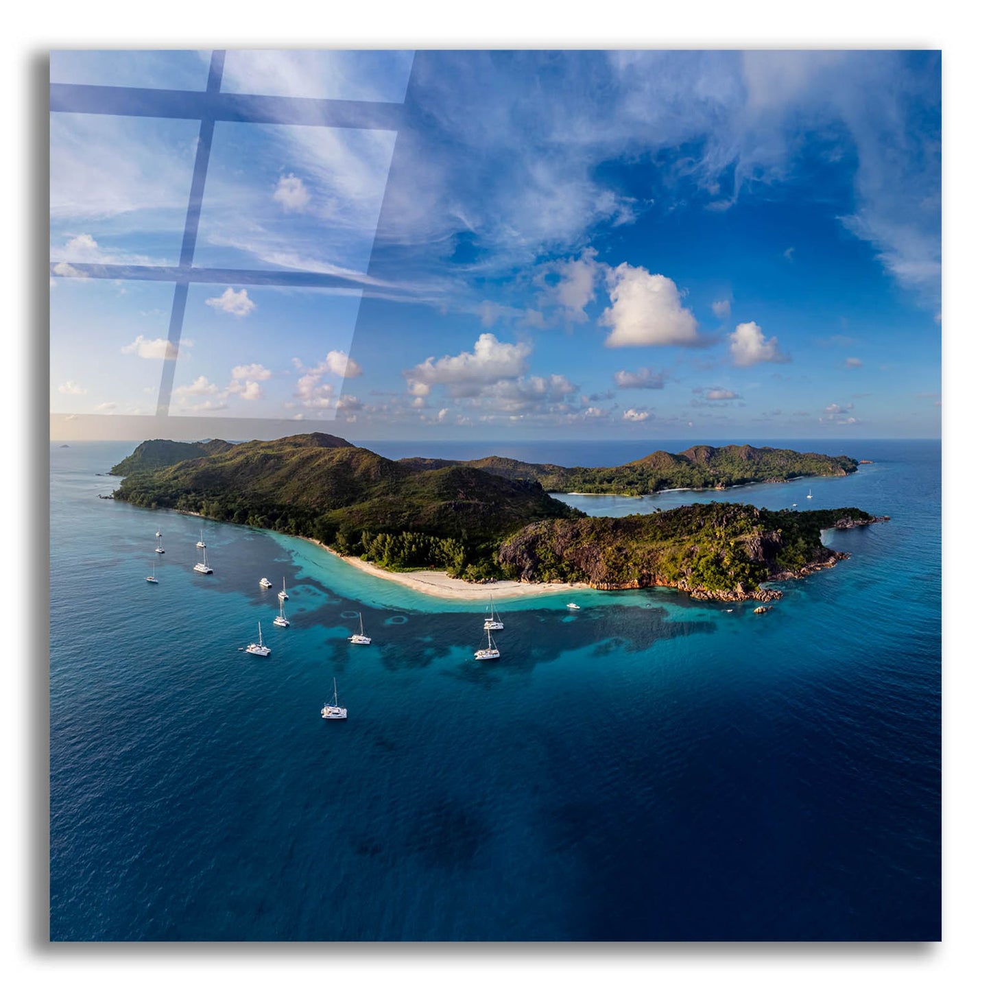 Epic Art 'Curieuse Island Seychelles' by Epic Portfolio, Acrylic Glass Wall Art,12x12