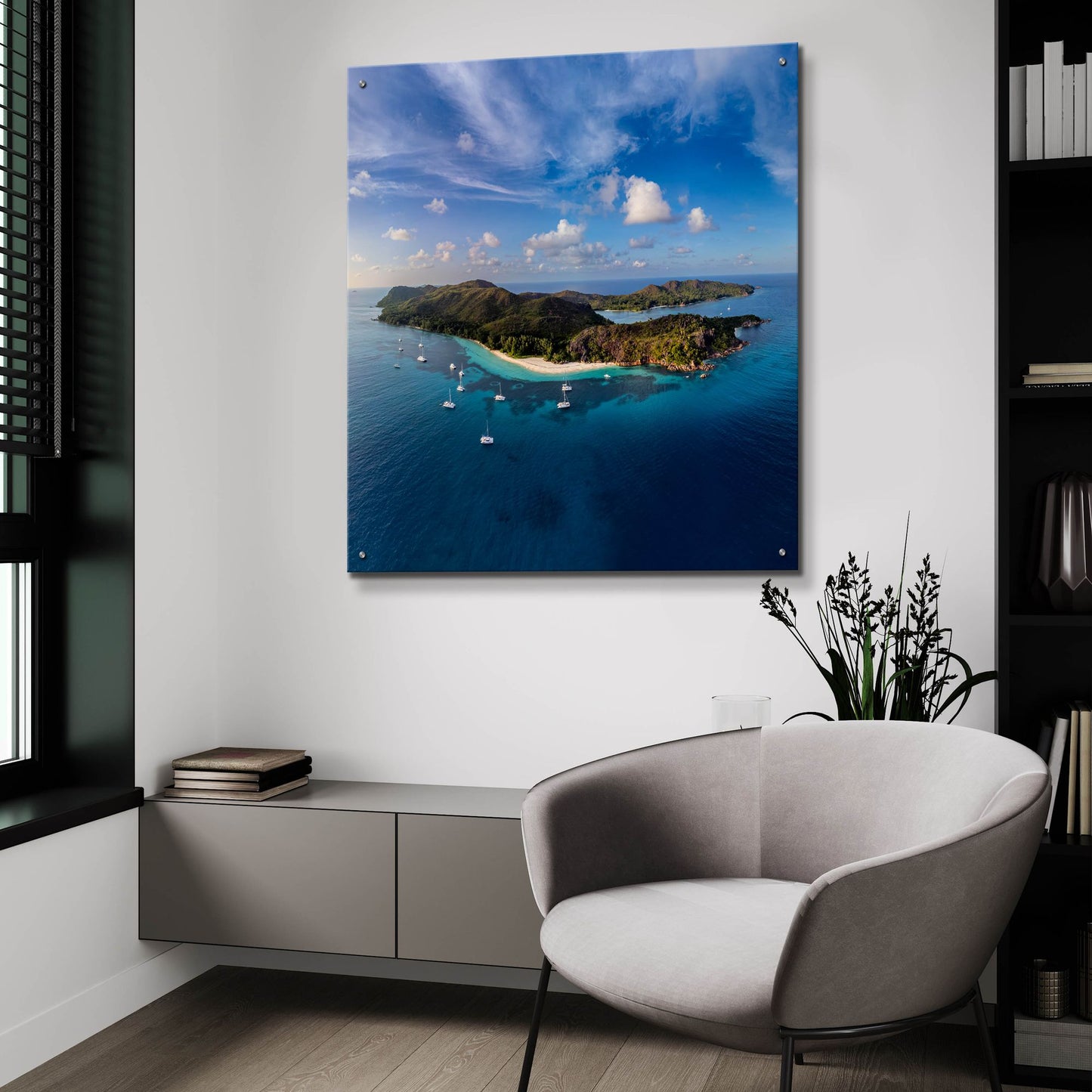 Epic Art 'Curieuse Island Seychelles' by Epic Portfolio, Acrylic Glass Wall Art,36x36