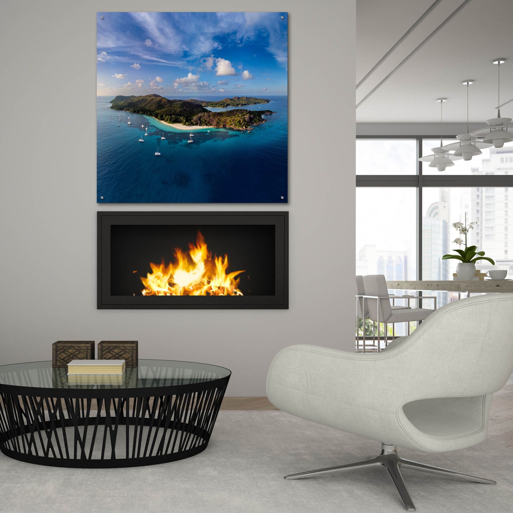 Epic Art 'Curieuse Island Seychelles' by Epic Portfolio, Acrylic Glass Wall Art,36x36