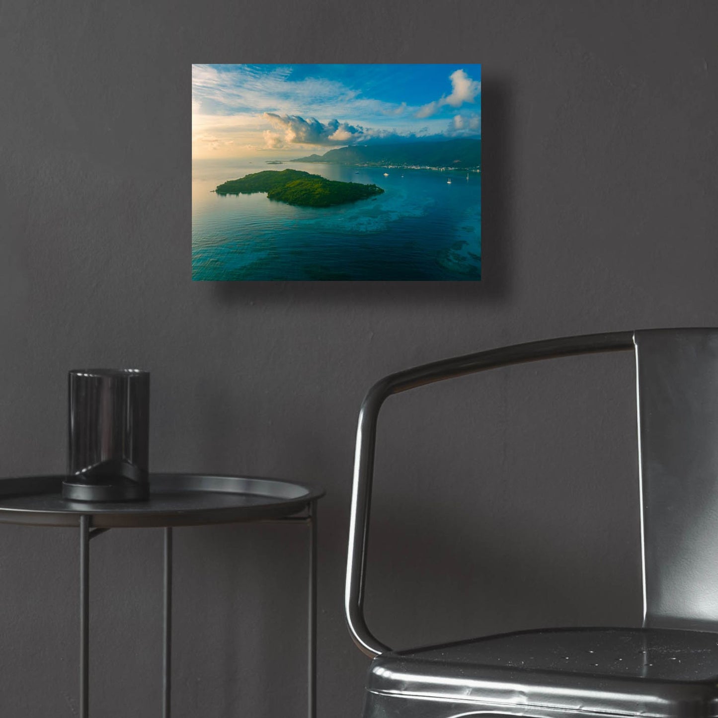 Epic Art 'Amazing Seychelles' by Epic Portfolio, Acrylic Glass Wall Art,16x12