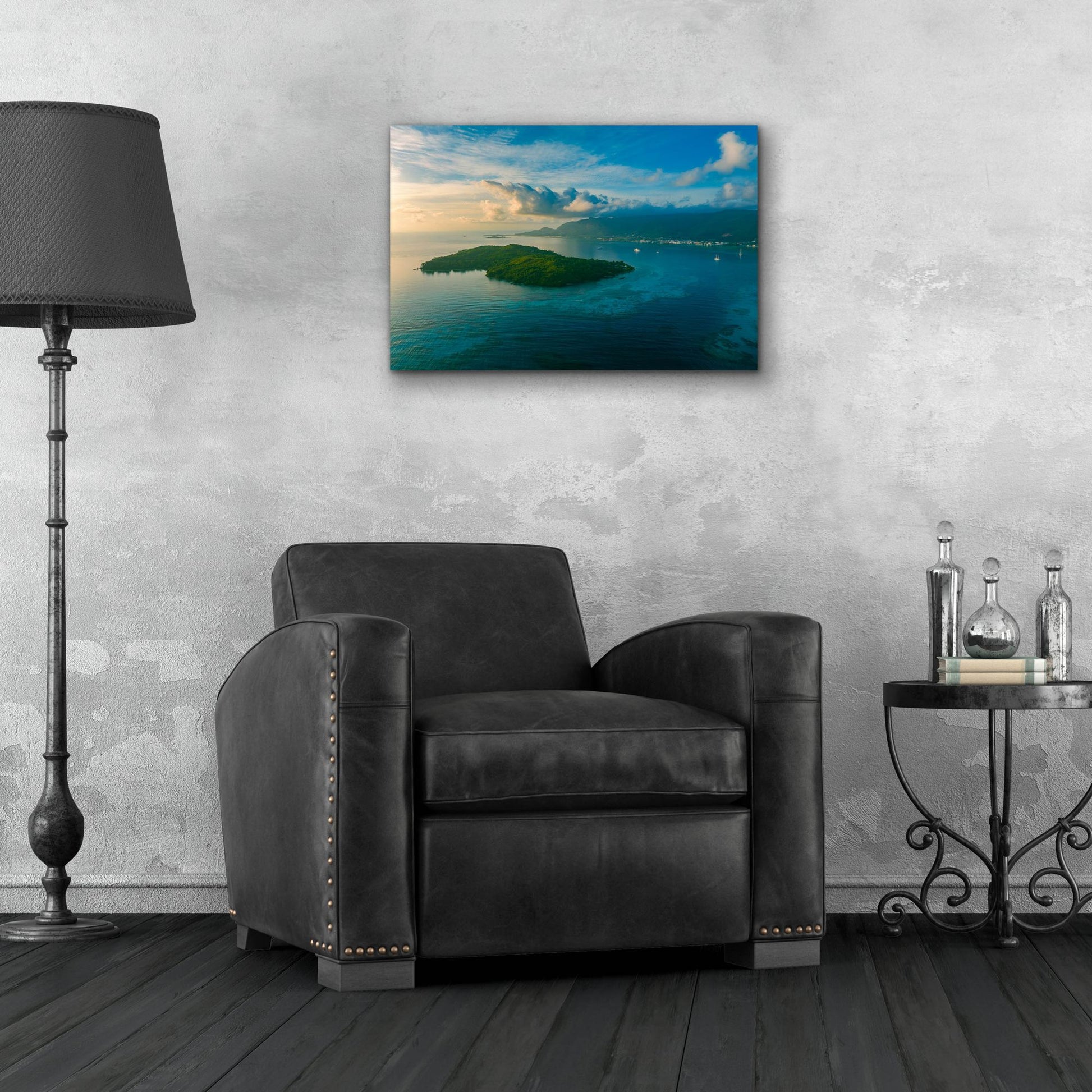 Epic Art 'Amazing Seychelles' by Epic Portfolio, Acrylic Glass Wall Art,24x16