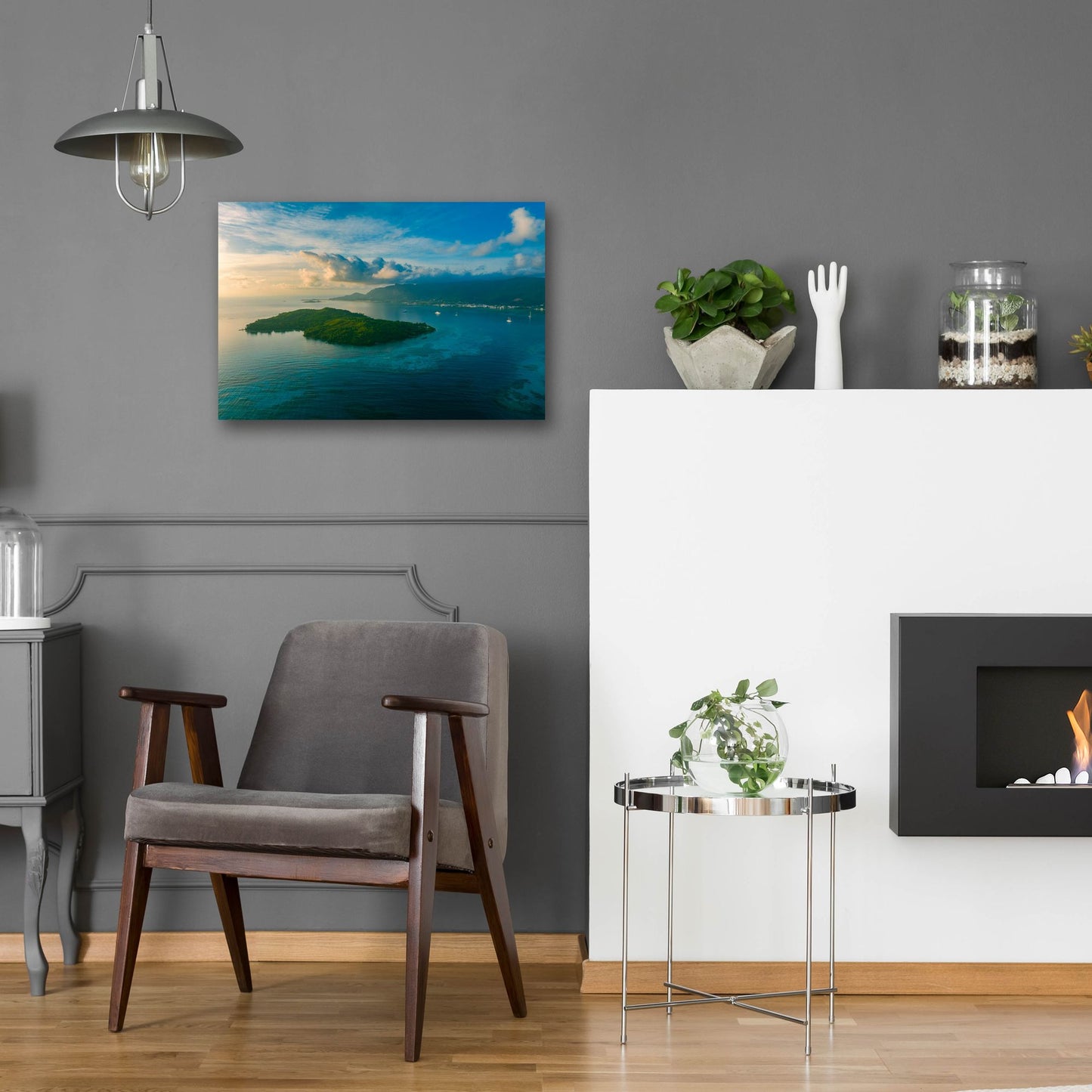 Epic Art 'Amazing Seychelles' by Epic Portfolio, Acrylic Glass Wall Art,24x16