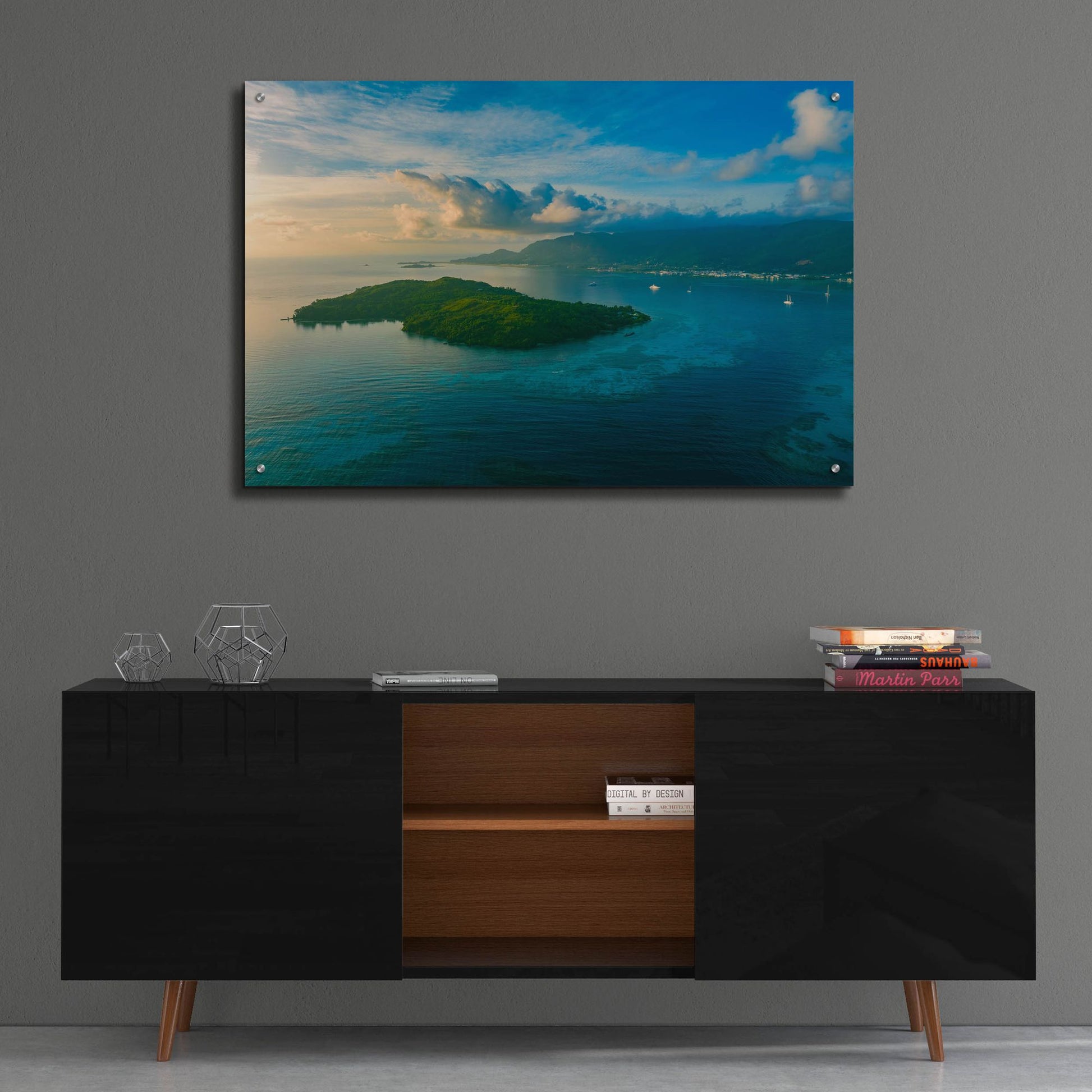 Epic Art 'Amazing Seychelles' by Epic Portfolio, Acrylic Glass Wall Art,36x24