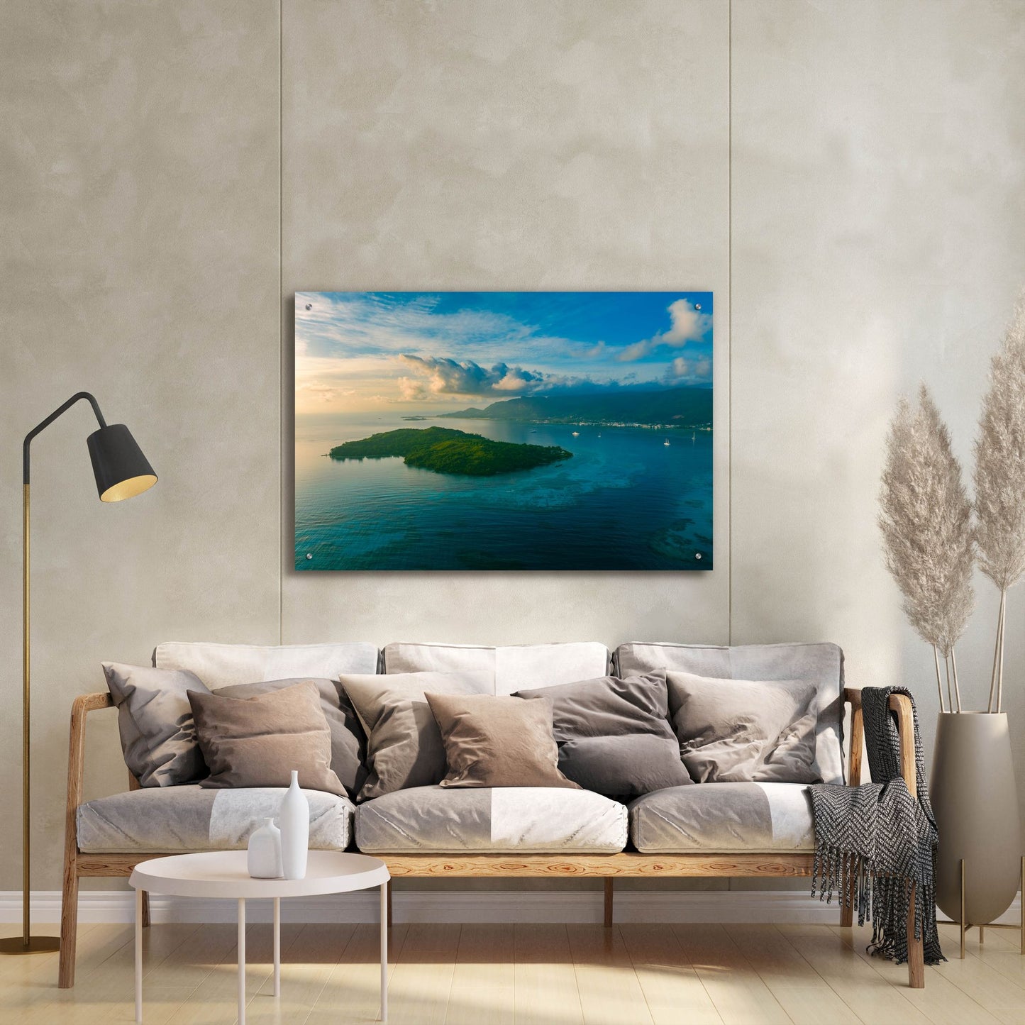 Epic Art 'Amazing Seychelles' by Epic Portfolio, Acrylic Glass Wall Art,36x24