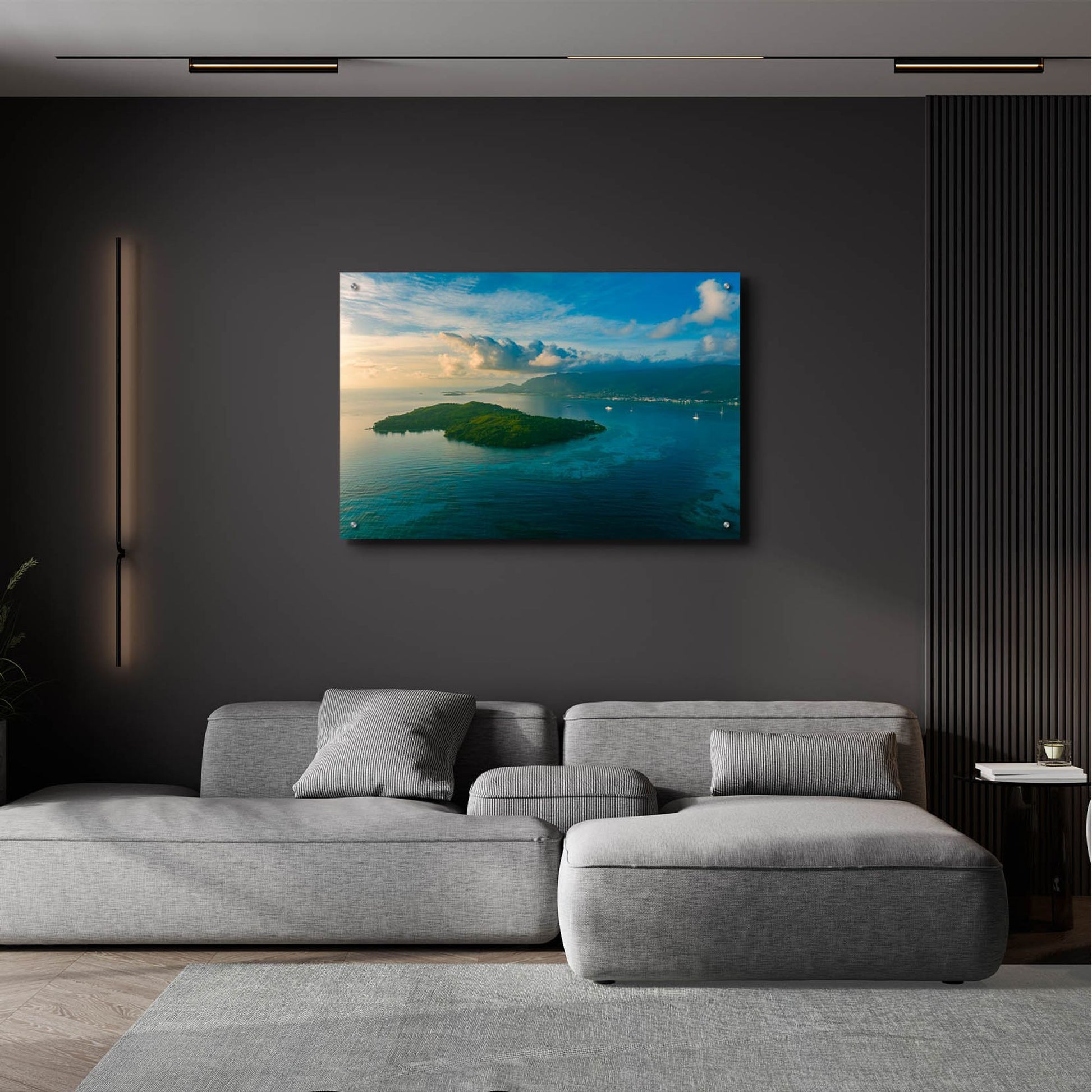 Epic Art 'Amazing Seychelles' by Epic Portfolio, Acrylic Glass Wall Art,36x24