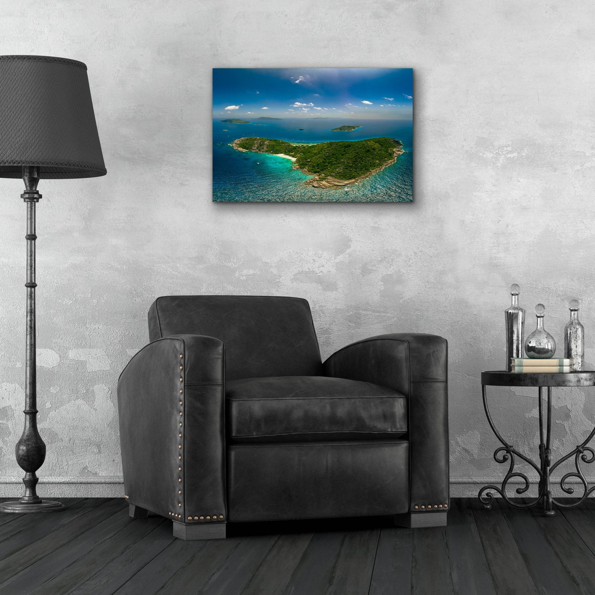 Epic Art 'Seychelles - Grande Seur' by Epic Portfolio, Acrylic Glass Wall Art,24x16