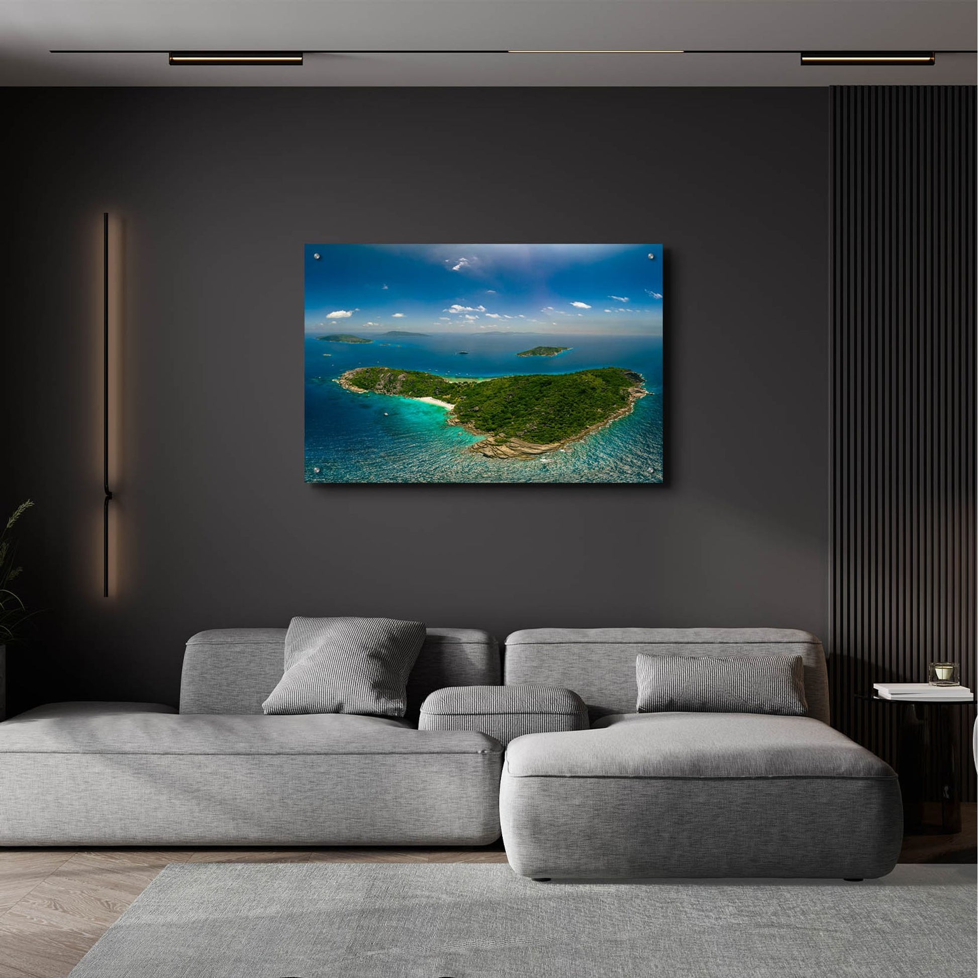 Epic Art 'Seychelles - Grande Seur' by Epic Portfolio, Acrylic Glass Wall Art,36x24