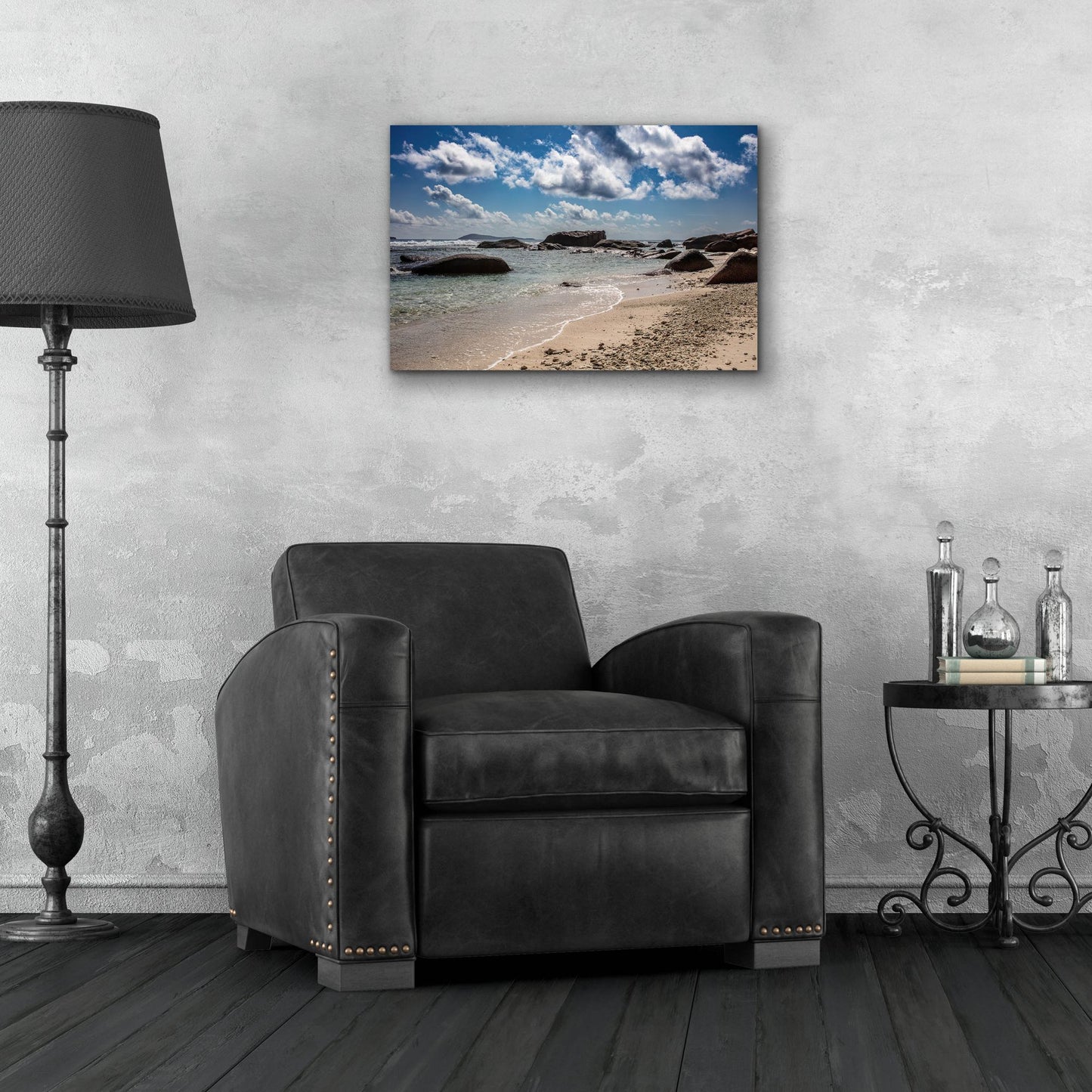 Epic Art 'Seychelles Beach 4' by Epic Portfolio, Acrylic Glass Wall Art,24x16