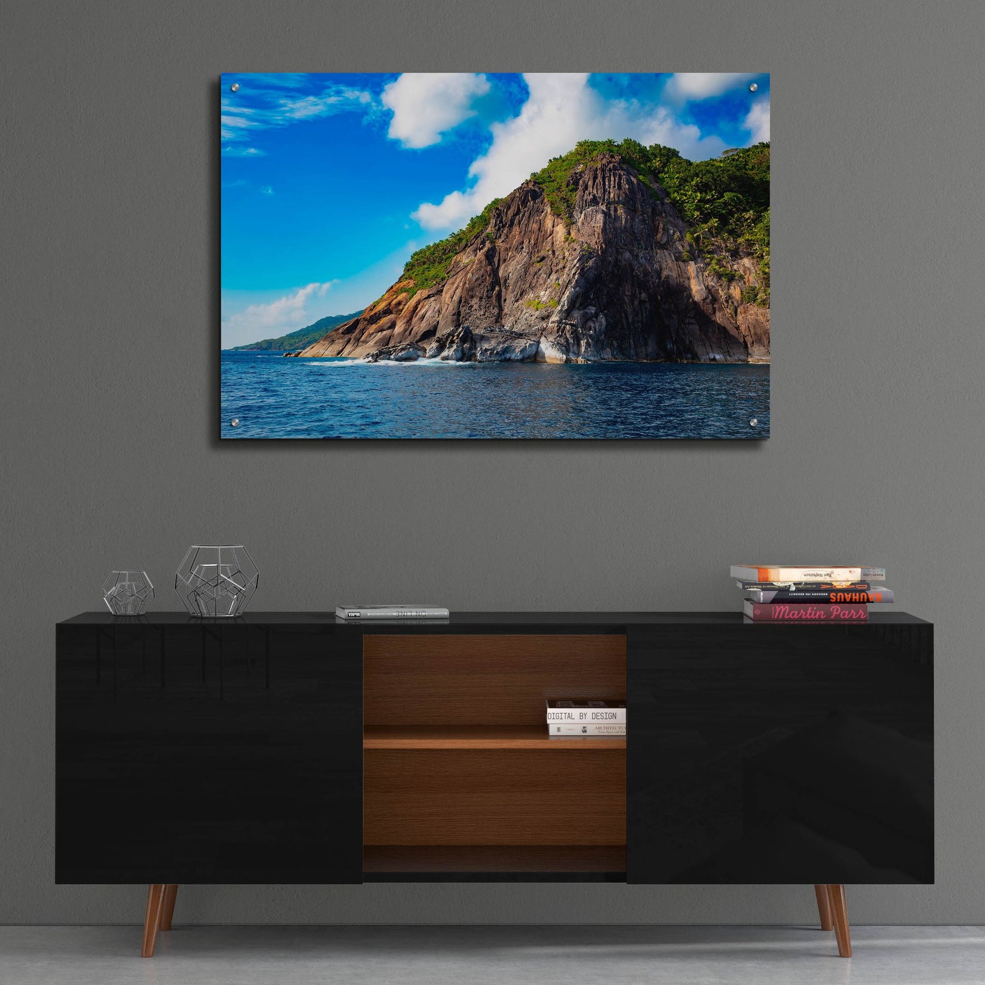 Epic Art 'Majestic Seychelles' by Epic Portfolio, Acrylic Glass Wall Art,36x24