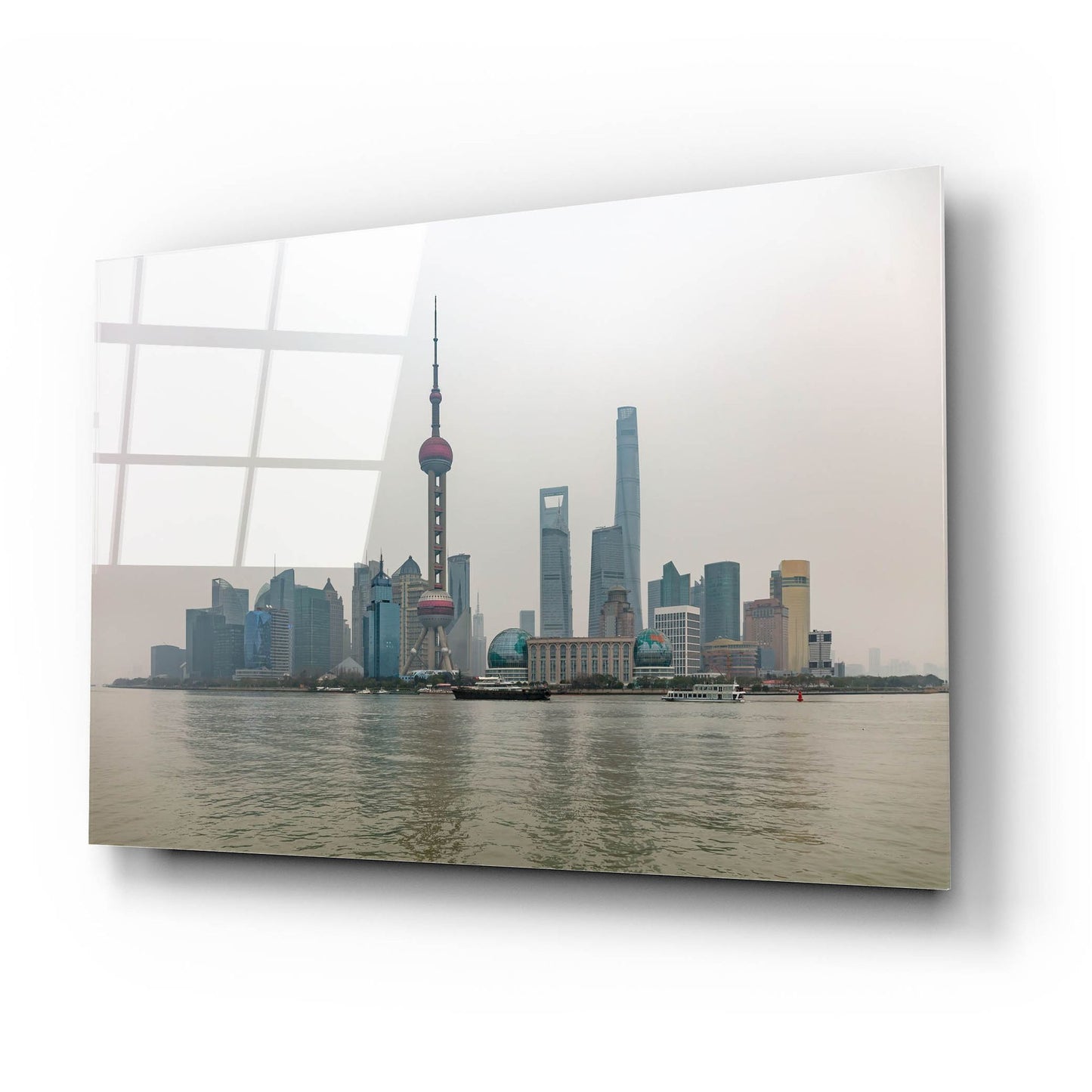 Epic Art 'Shanghai' by Epic Portfolio, Acrylic Glass Wall Art,24x16