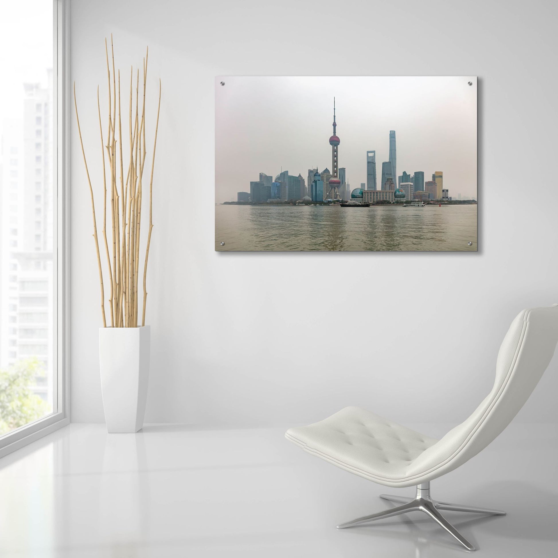 Epic Art 'Shanghai' by Epic Portfolio, Acrylic Glass Wall Art,36x24