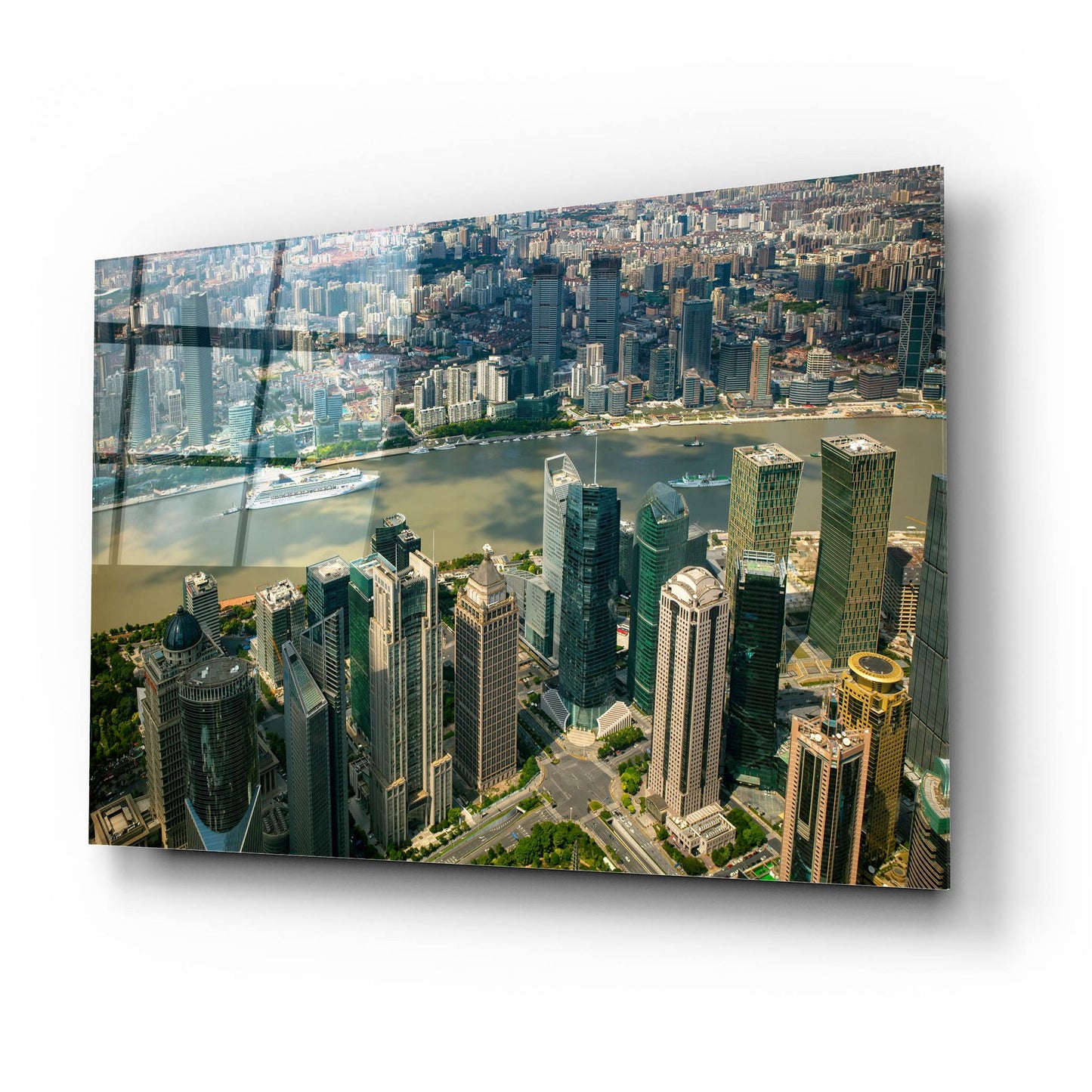 Epic Art 'Shanghai 2' by Epic Portfolio, Acrylic Glass Wall Art,24x16