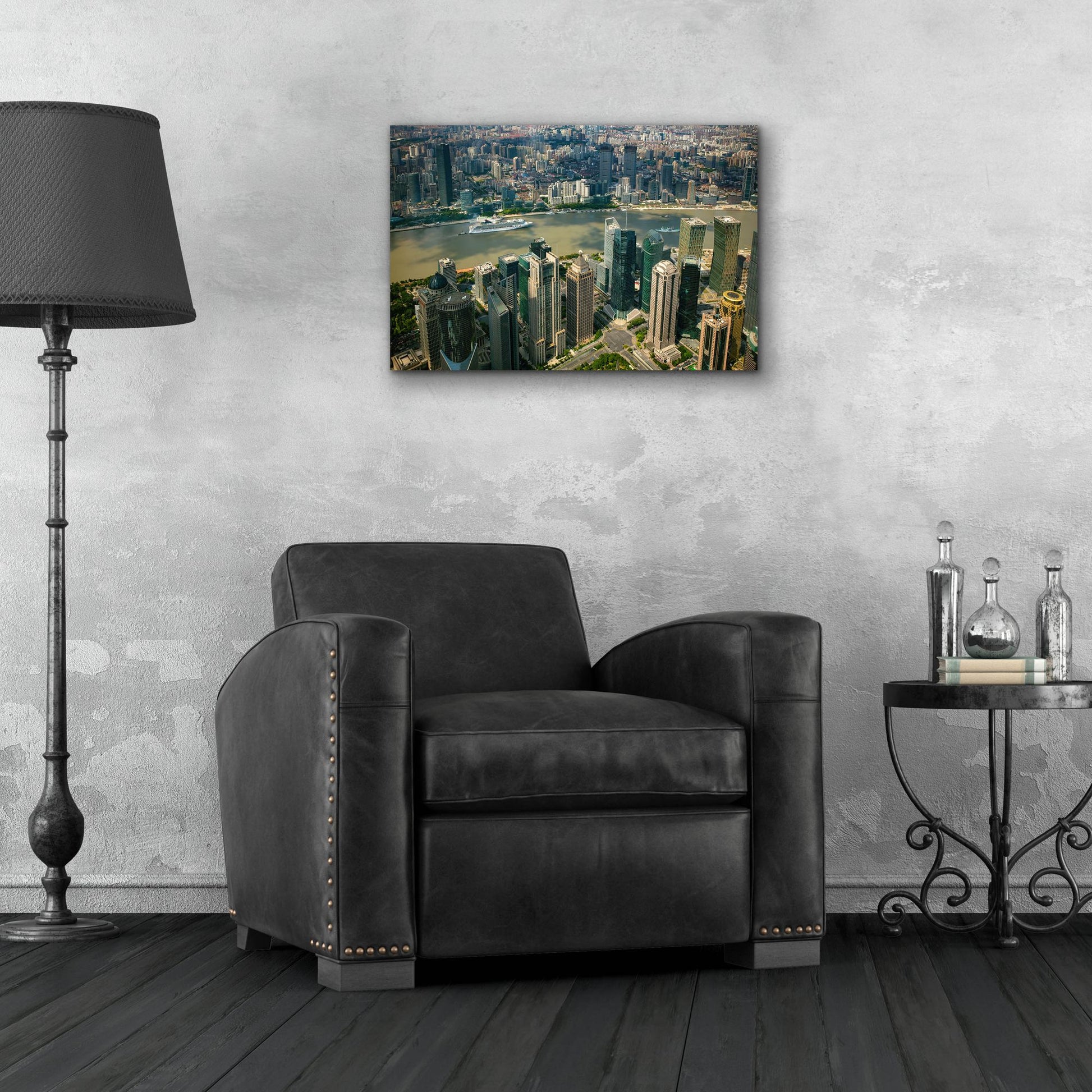 Epic Art 'Shanghai 2' by Epic Portfolio, Acrylic Glass Wall Art,24x16