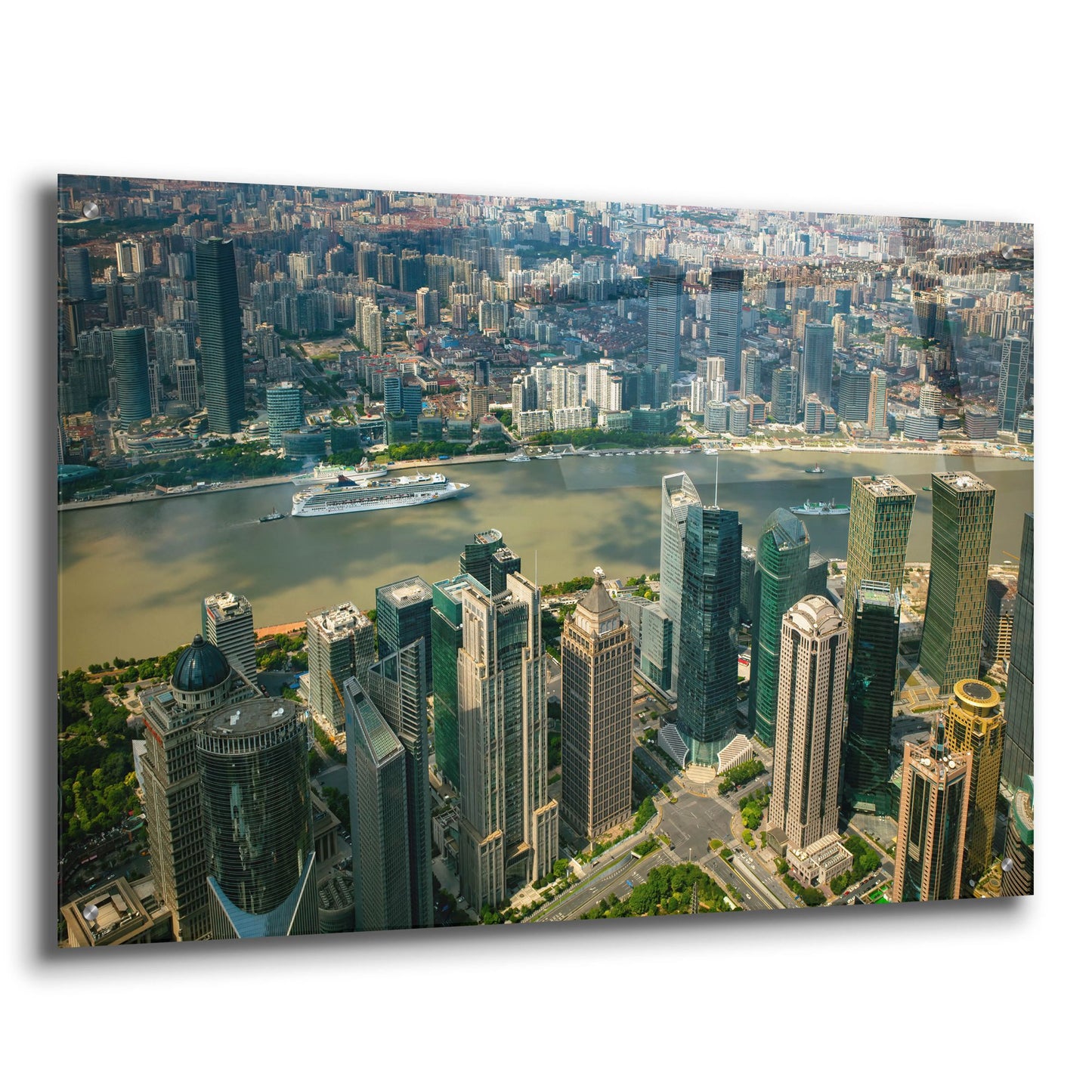 Epic Art 'Shanghai 2' by Epic Portfolio, Acrylic Glass Wall Art,36x24