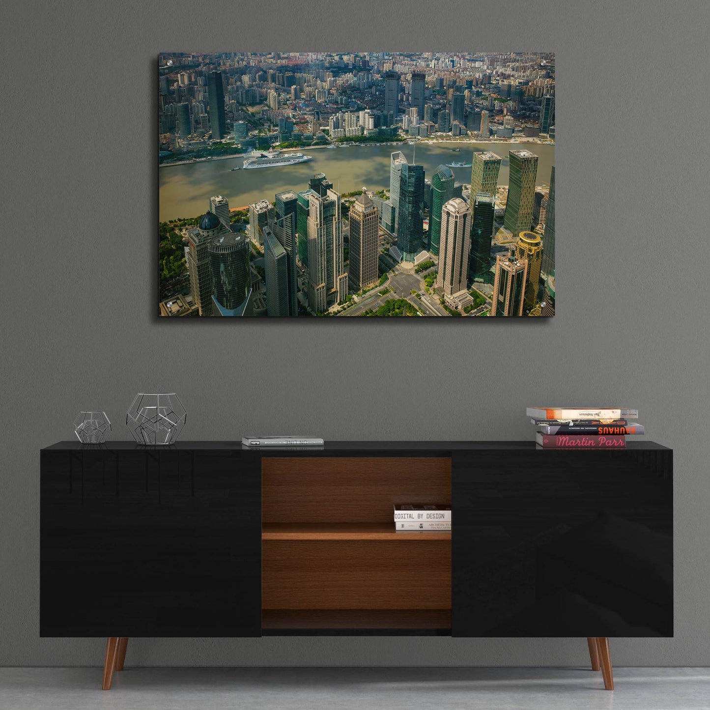 Epic Art 'Shanghai 2' by Epic Portfolio, Acrylic Glass Wall Art,36x24