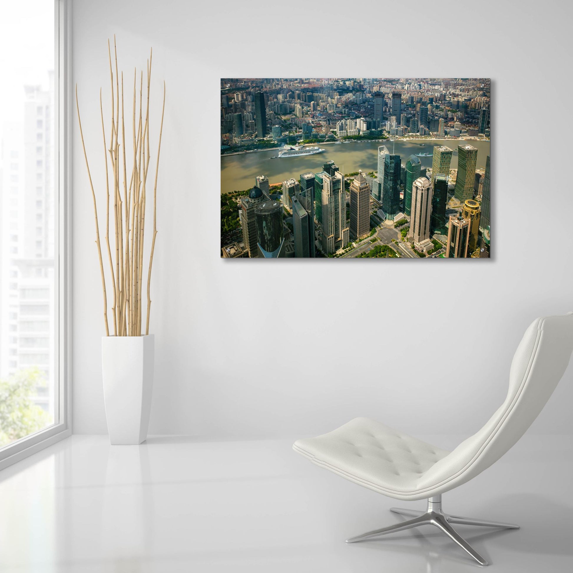 Epic Art 'Shanghai 2' by Epic Portfolio, Acrylic Glass Wall Art,36x24