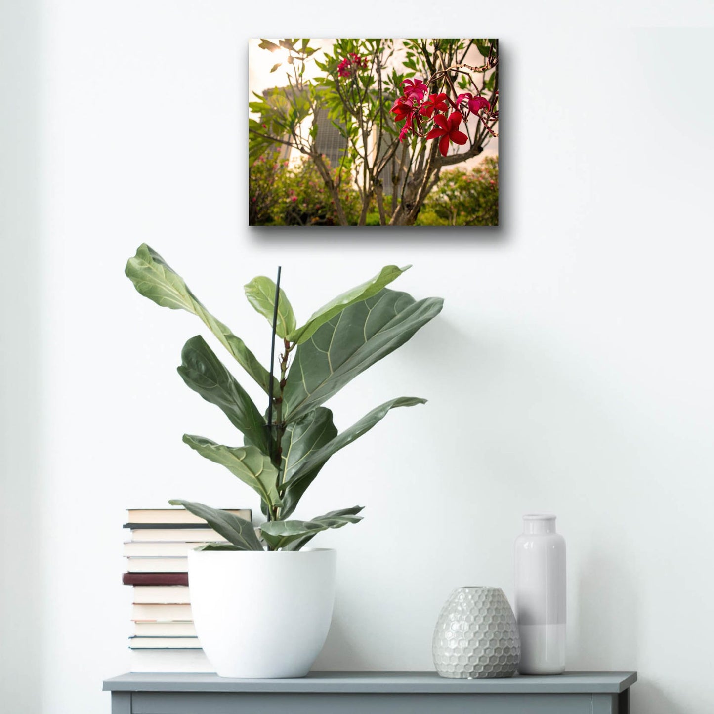 Epic Art 'Singapore Flower' by Epic Portfolio, Acrylic Glass Wall Art,16x12