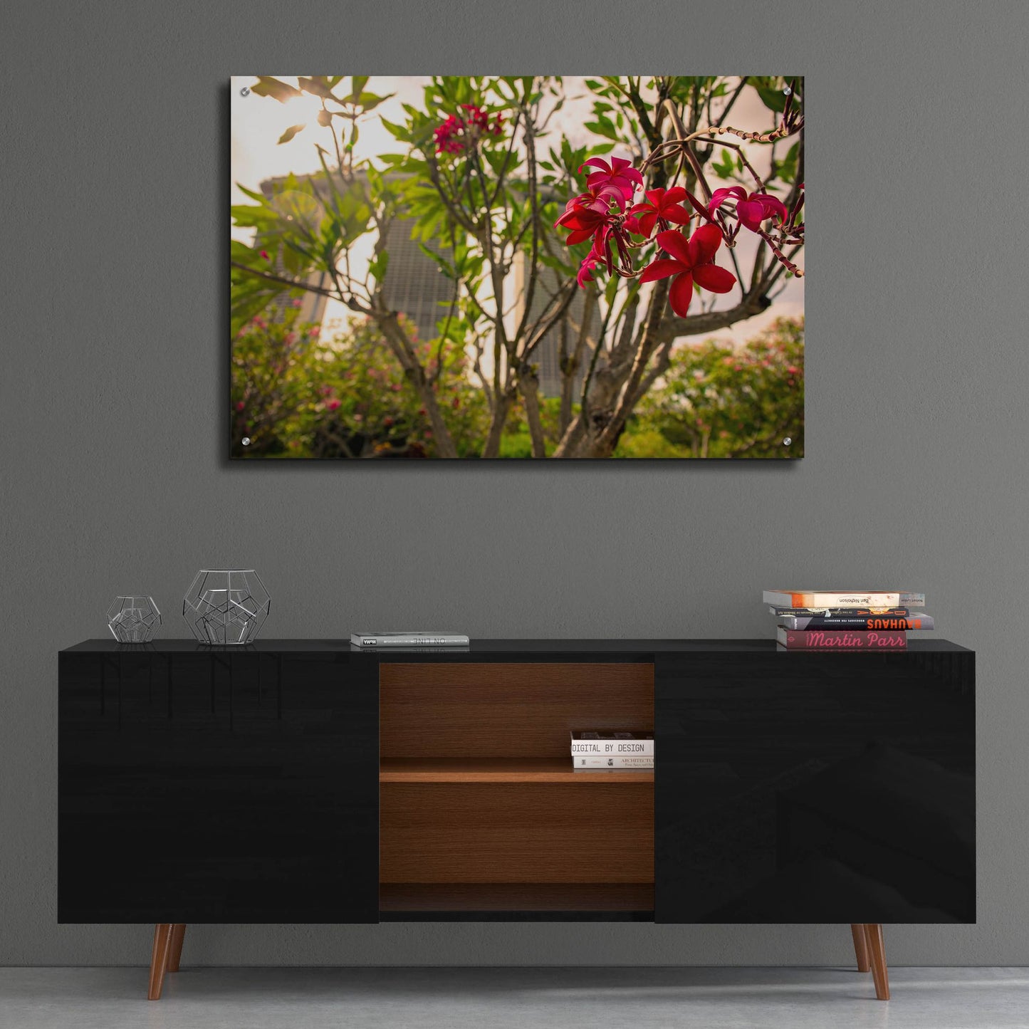 Epic Art 'Singapore Flower' by Epic Portfolio, Acrylic Glass Wall Art,36x24