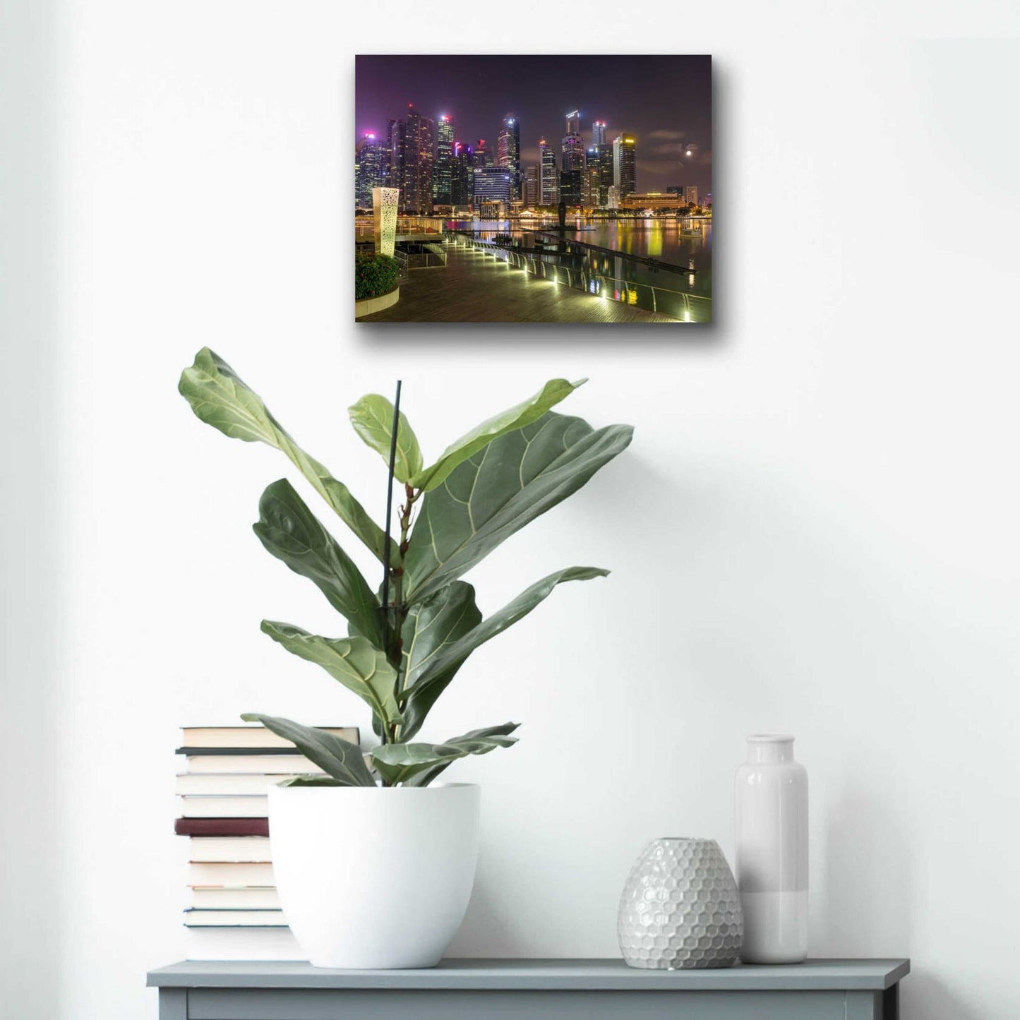 Epic Art 'Singapore 2' by Epic Portfolio, Acrylic Glass Wall Art,16x12