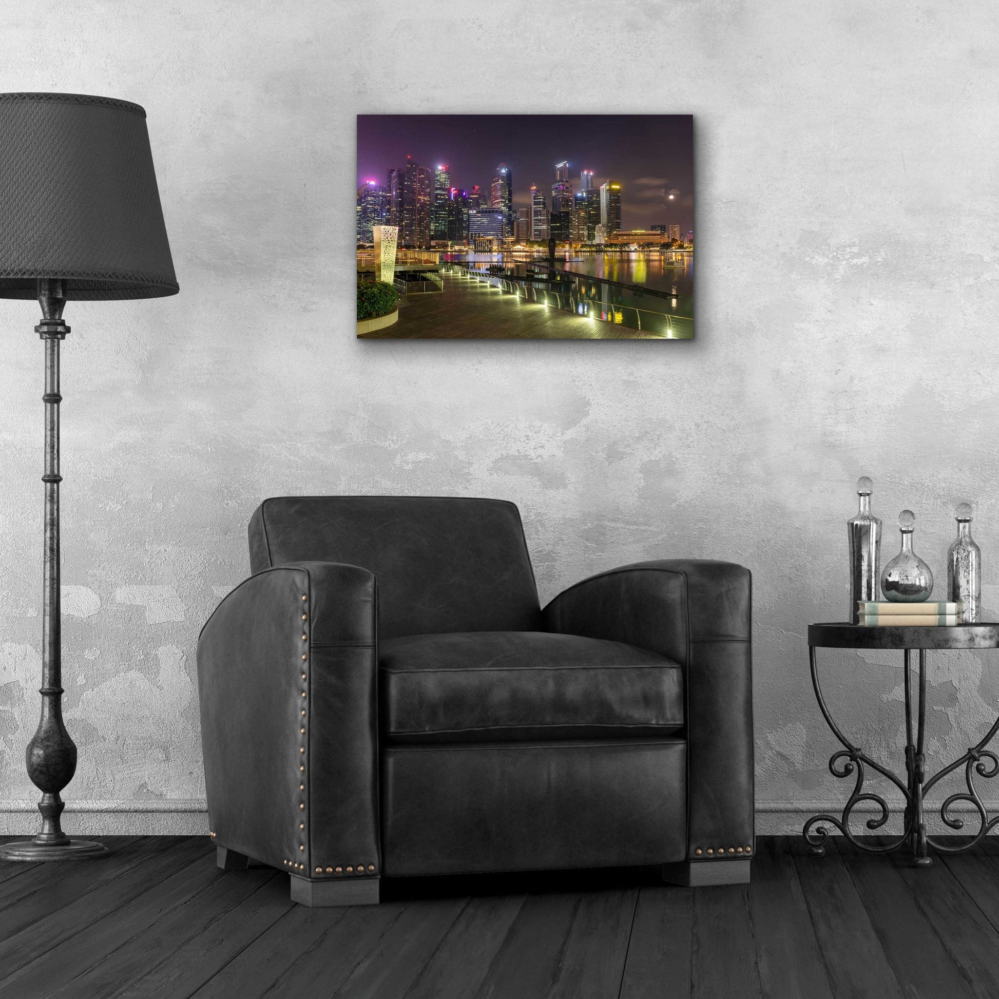 Epic Art 'Singapore 2' by Epic Portfolio, Acrylic Glass Wall Art,24x16