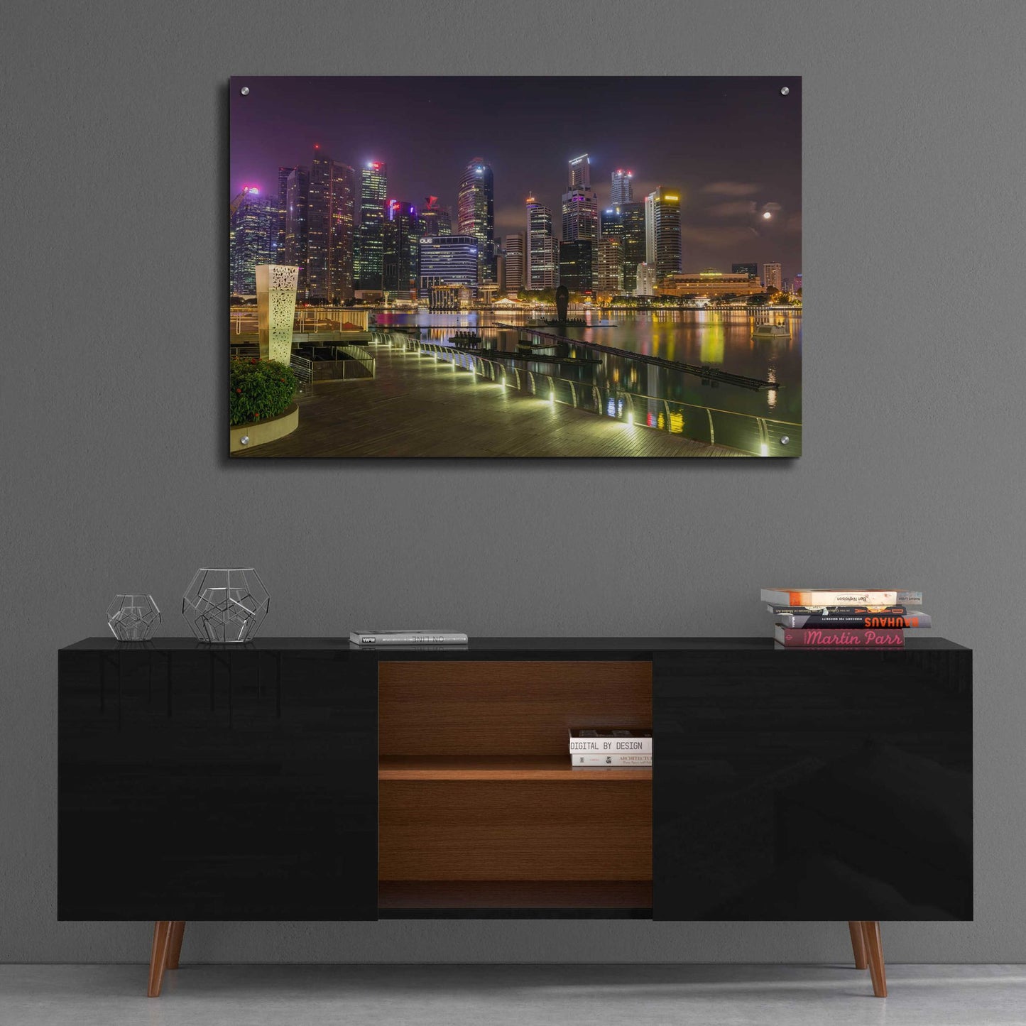 Epic Art 'Singapore 2' by Epic Portfolio, Acrylic Glass Wall Art,36x24