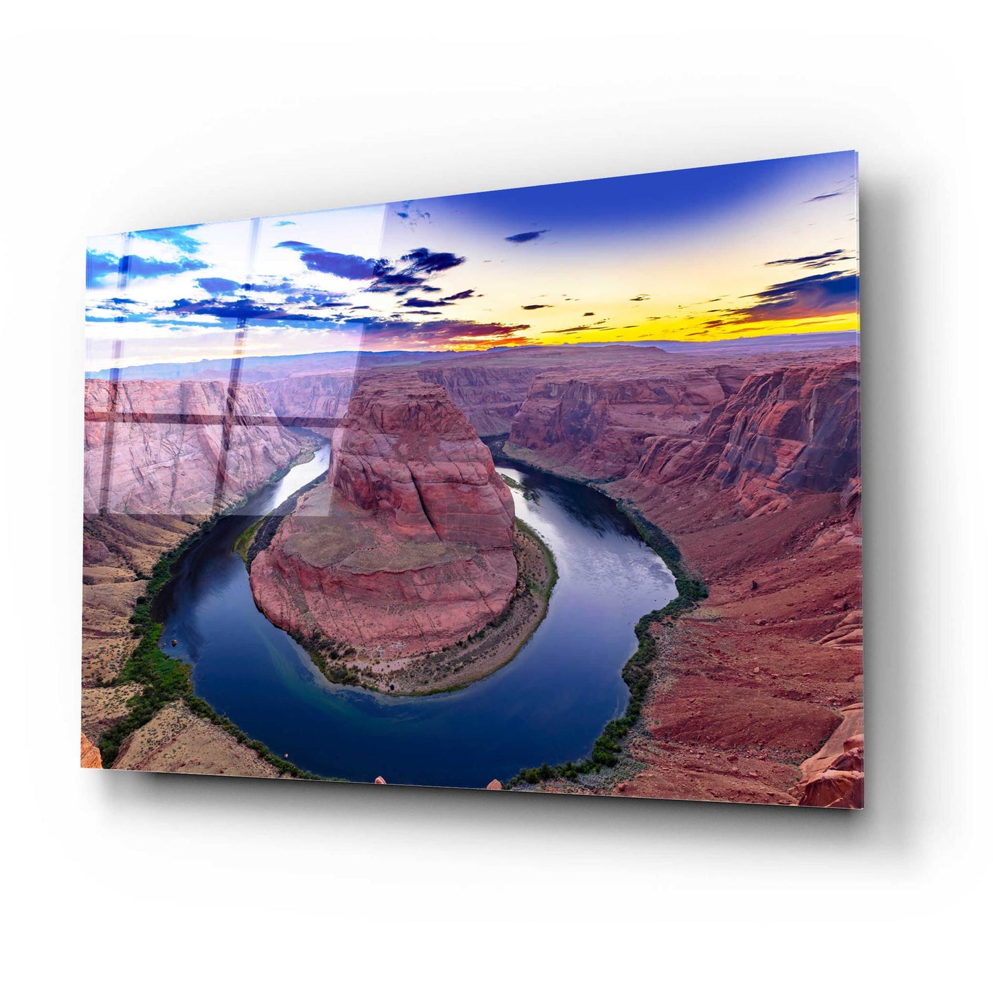 Epic Art 'Utah - Horsehoe Bend' by Epic Portfolio, Acrylic Glass Wall Art,24x16