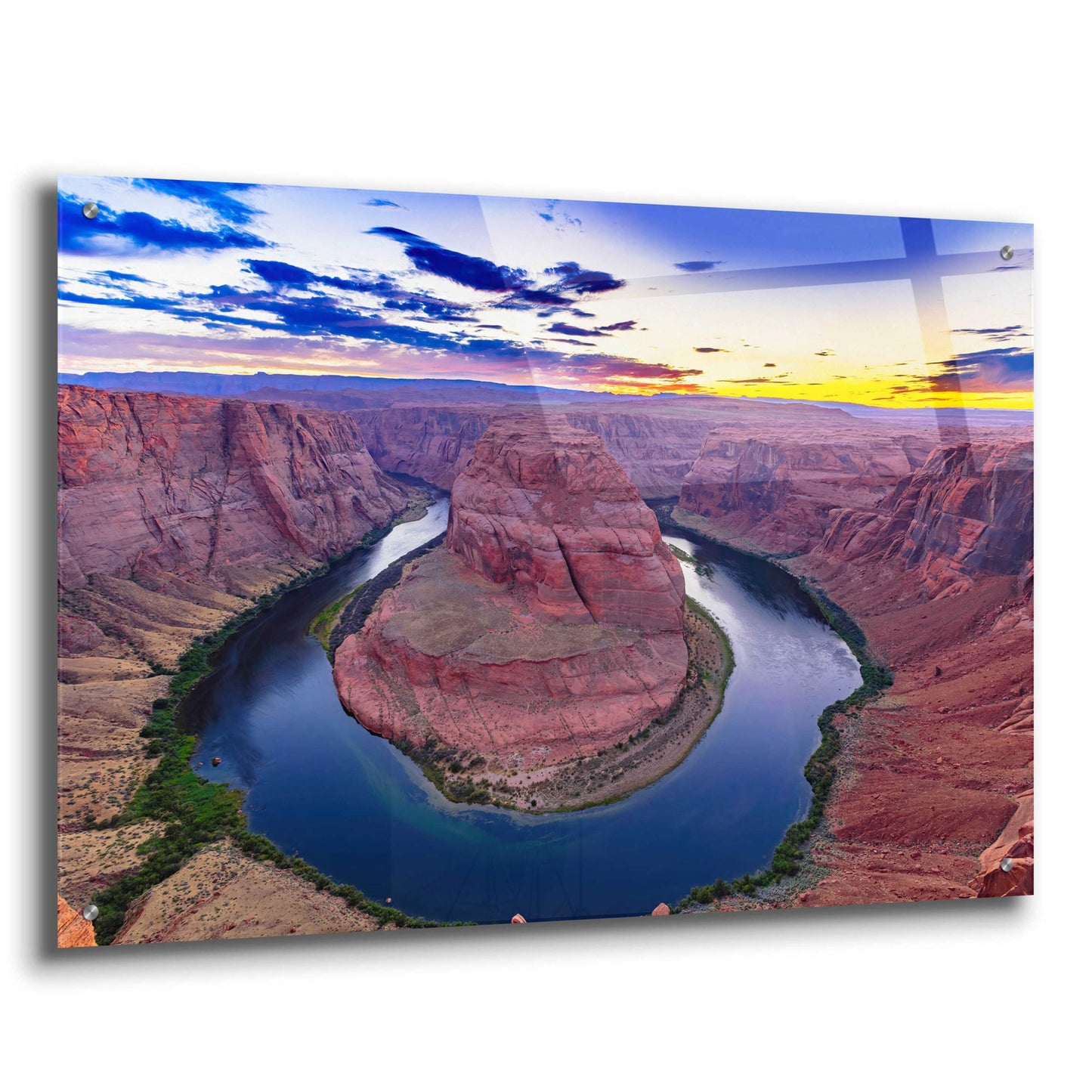 Epic Art 'Utah - Horsehoe Bend' by Epic Portfolio, Acrylic Glass Wall Art,36x24