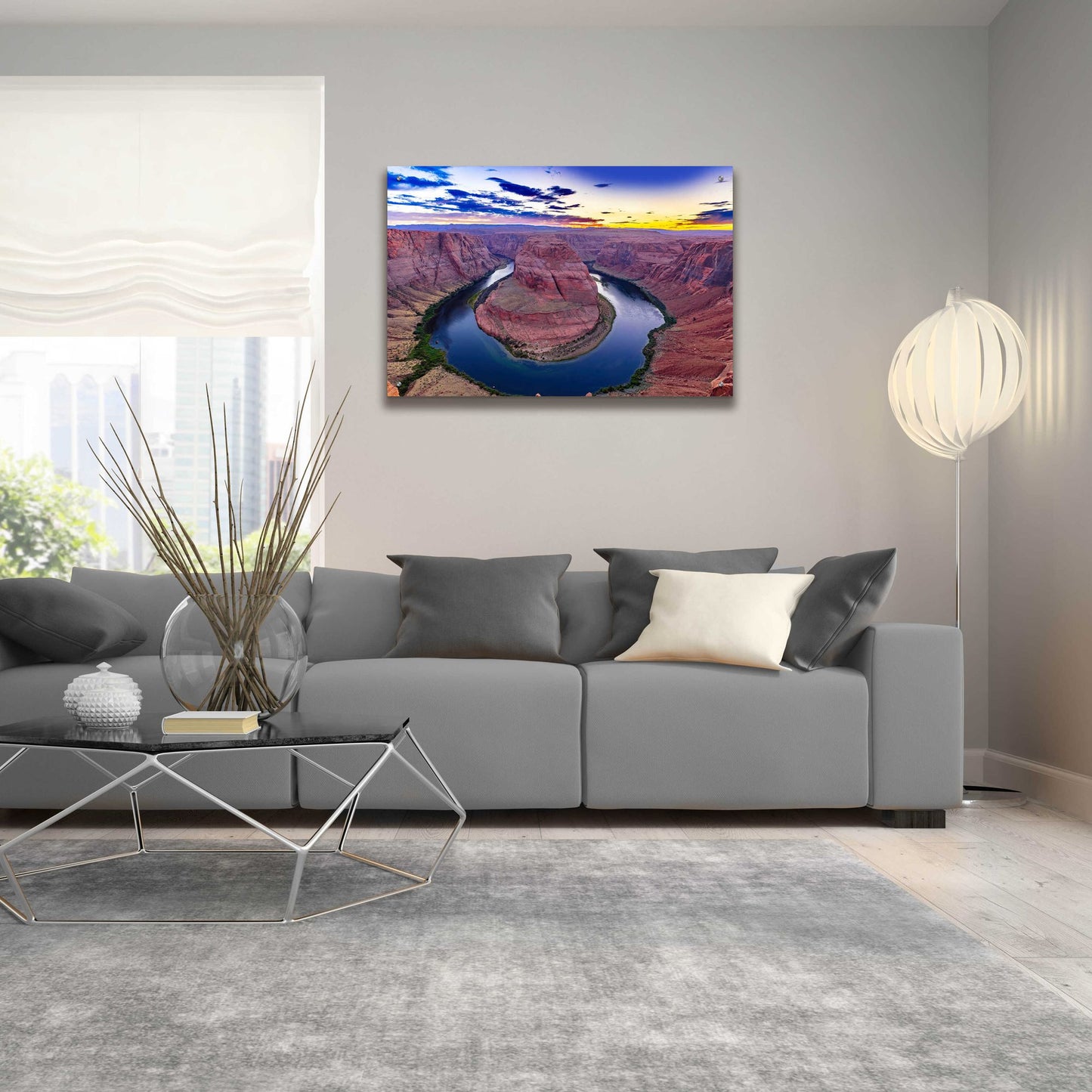 Epic Art 'Utah - Horsehoe Bend' by Epic Portfolio, Acrylic Glass Wall Art,36x24