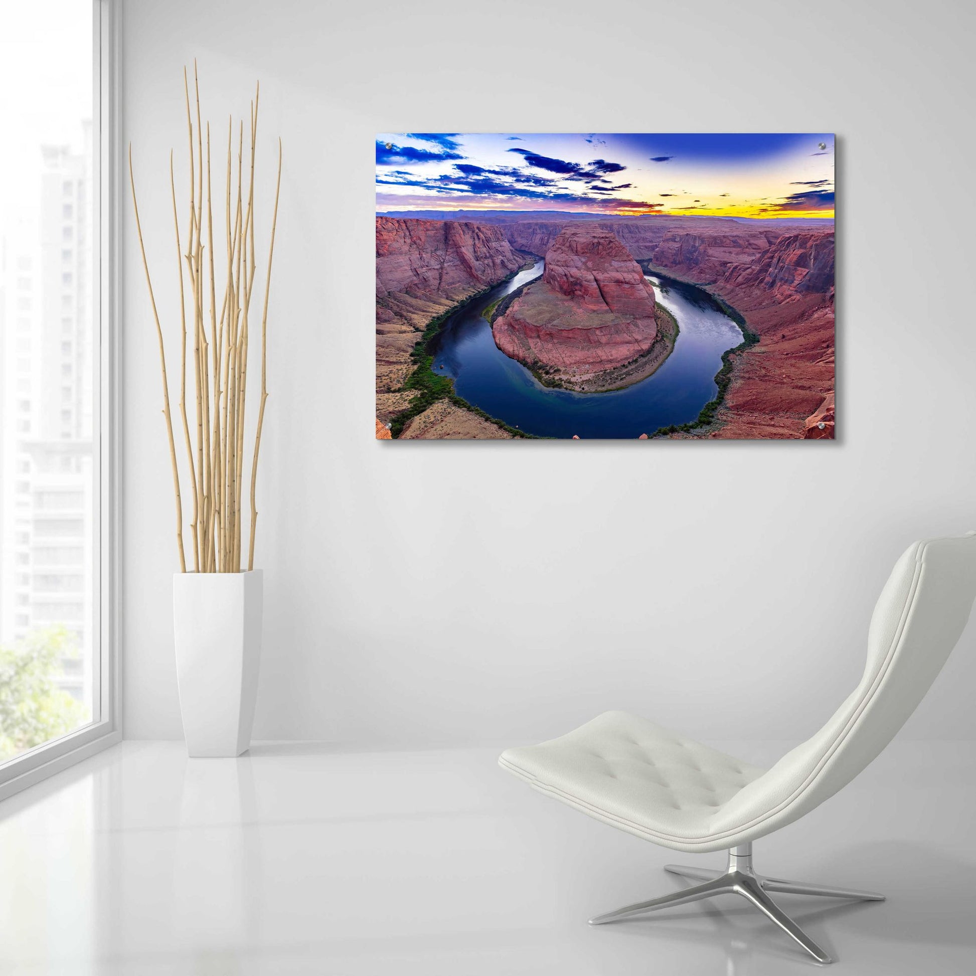 Epic Art 'Utah - Horsehoe Bend' by Epic Portfolio, Acrylic Glass Wall Art,36x24