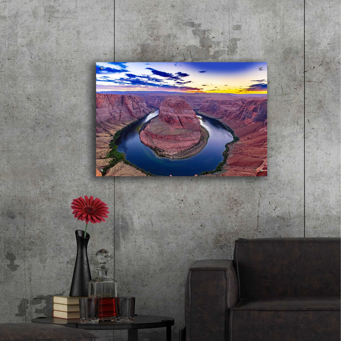 Epic Art 'Utah - Horsehoe Bend' by Epic Portfolio, Acrylic Glass Wall Art,36x24