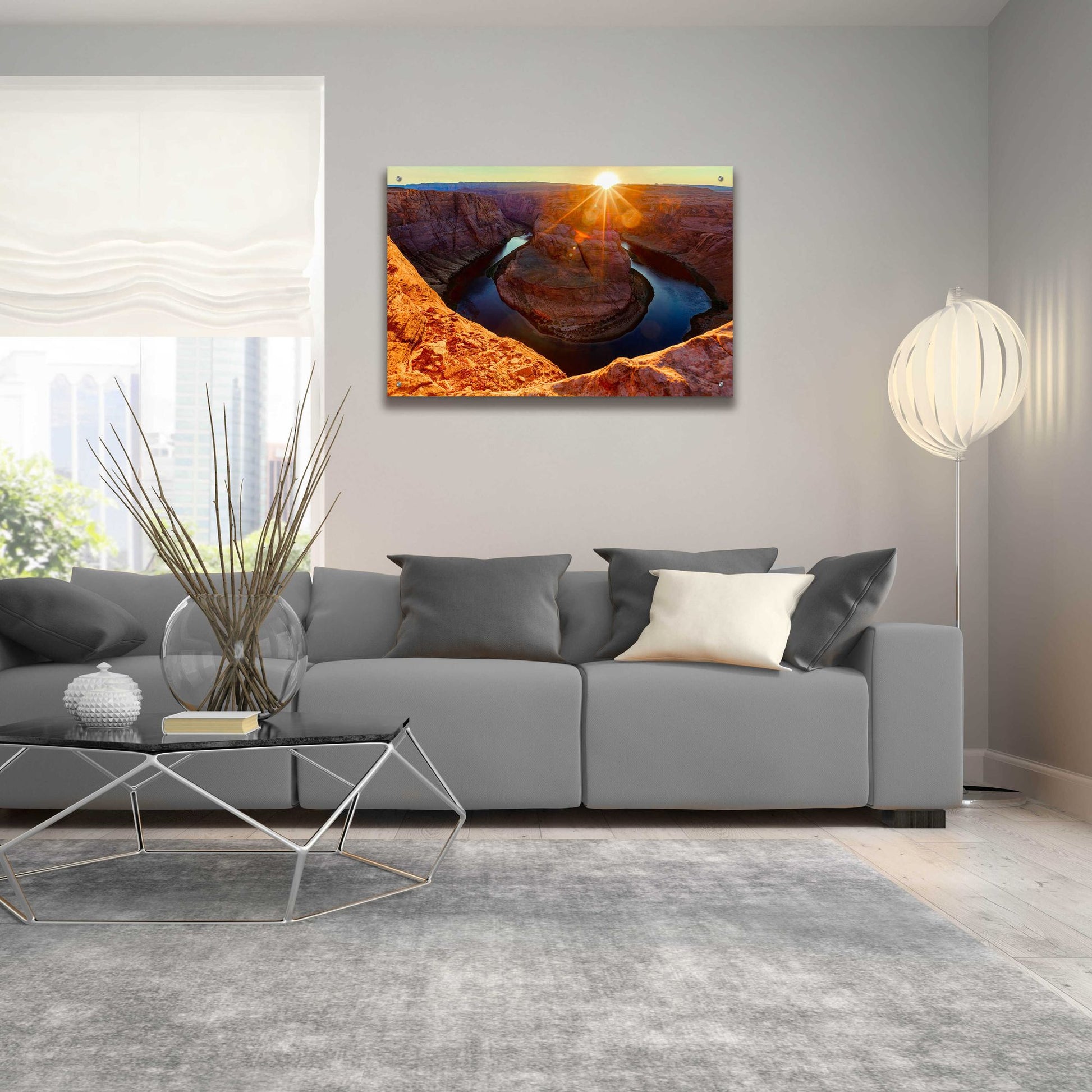 Epic Art 'Utah - Horshoe Bend' by Epic Portfolio, Acrylic Glass Wall Art,36x24