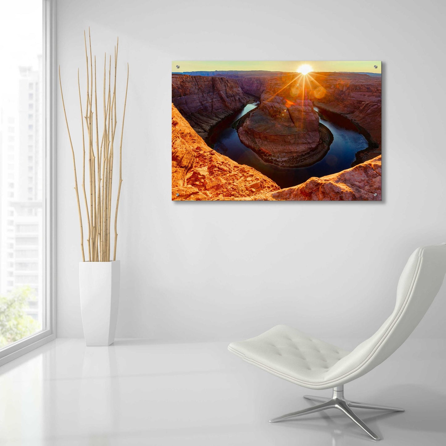 Epic Art 'Utah - Horshoe Bend' by Epic Portfolio, Acrylic Glass Wall Art,36x24