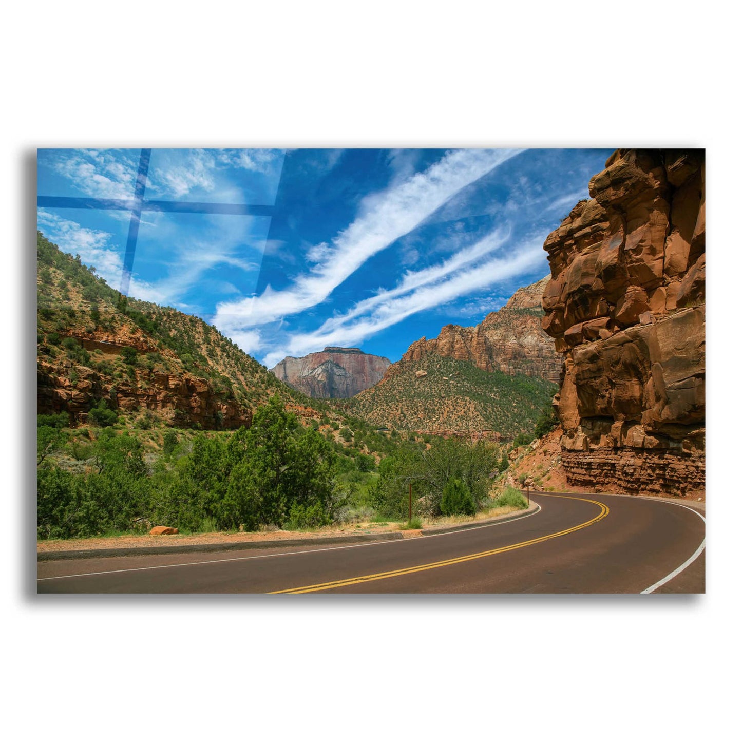 Epic Art 'Utah Roadtrip' by Epic Portfolio, Acrylic Glass Wall Art,16x12