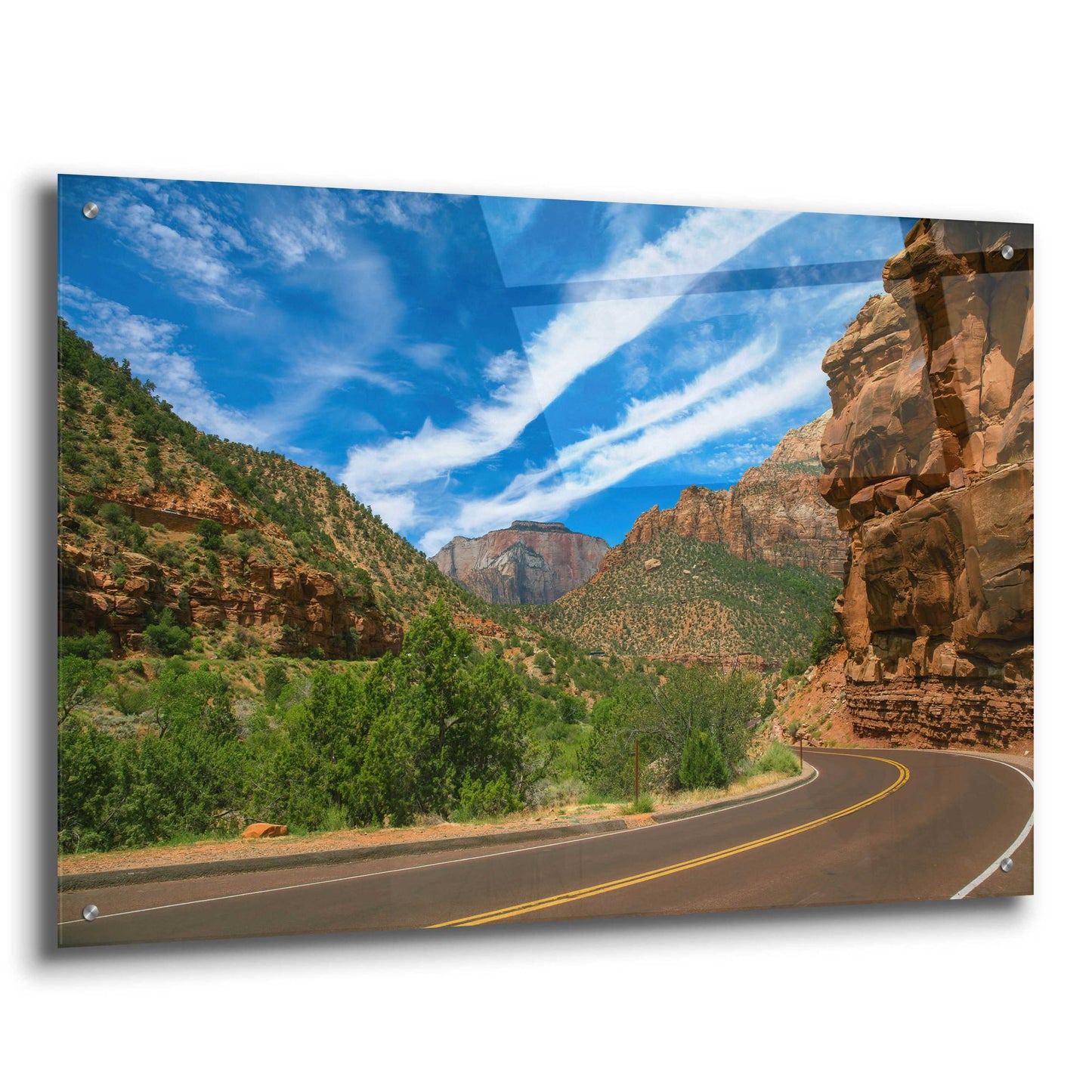 Epic Art 'Utah Roadtrip' by Epic Portfolio, Acrylic Glass Wall Art,36x24