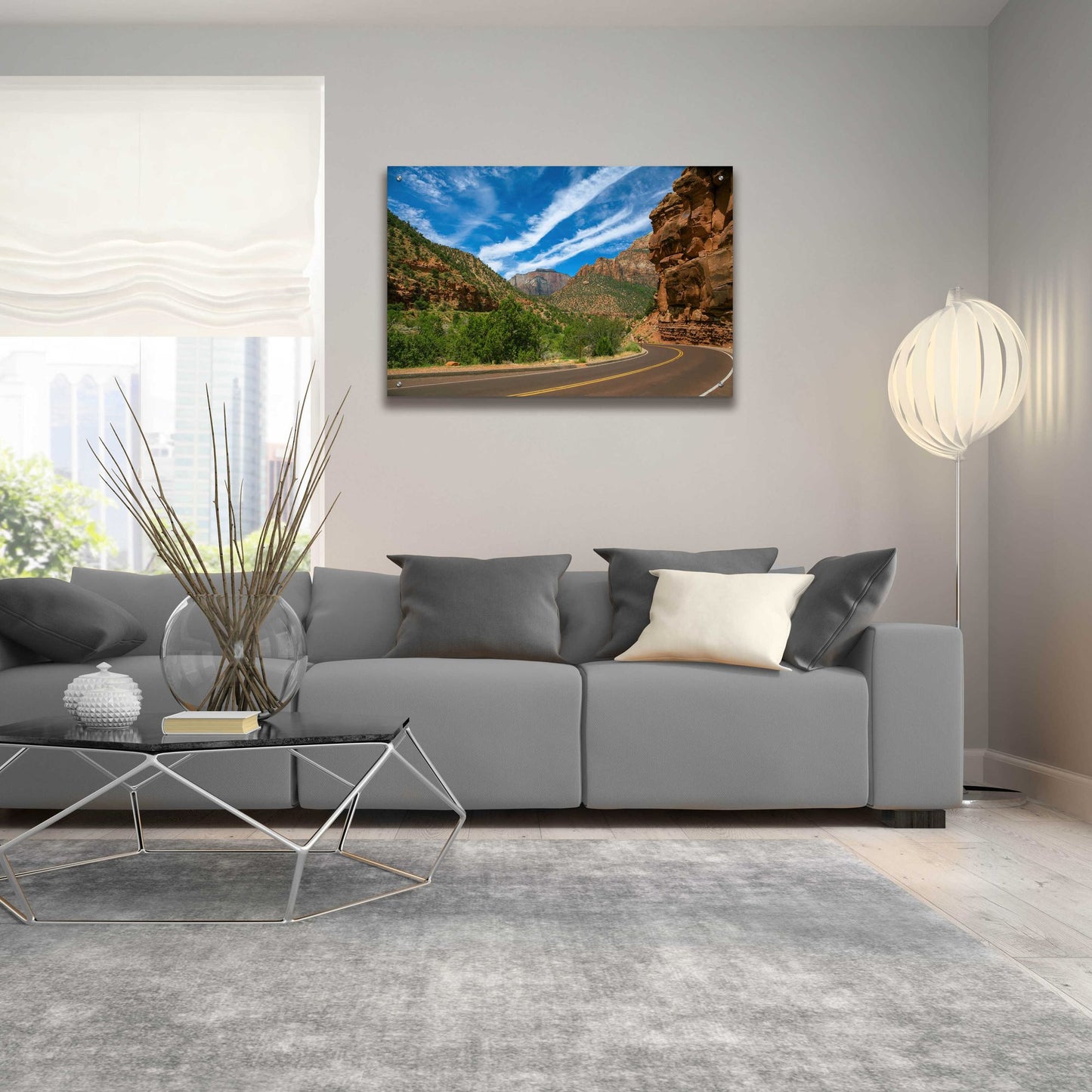 Epic Art 'Utah Roadtrip' by Epic Portfolio, Acrylic Glass Wall Art,36x24