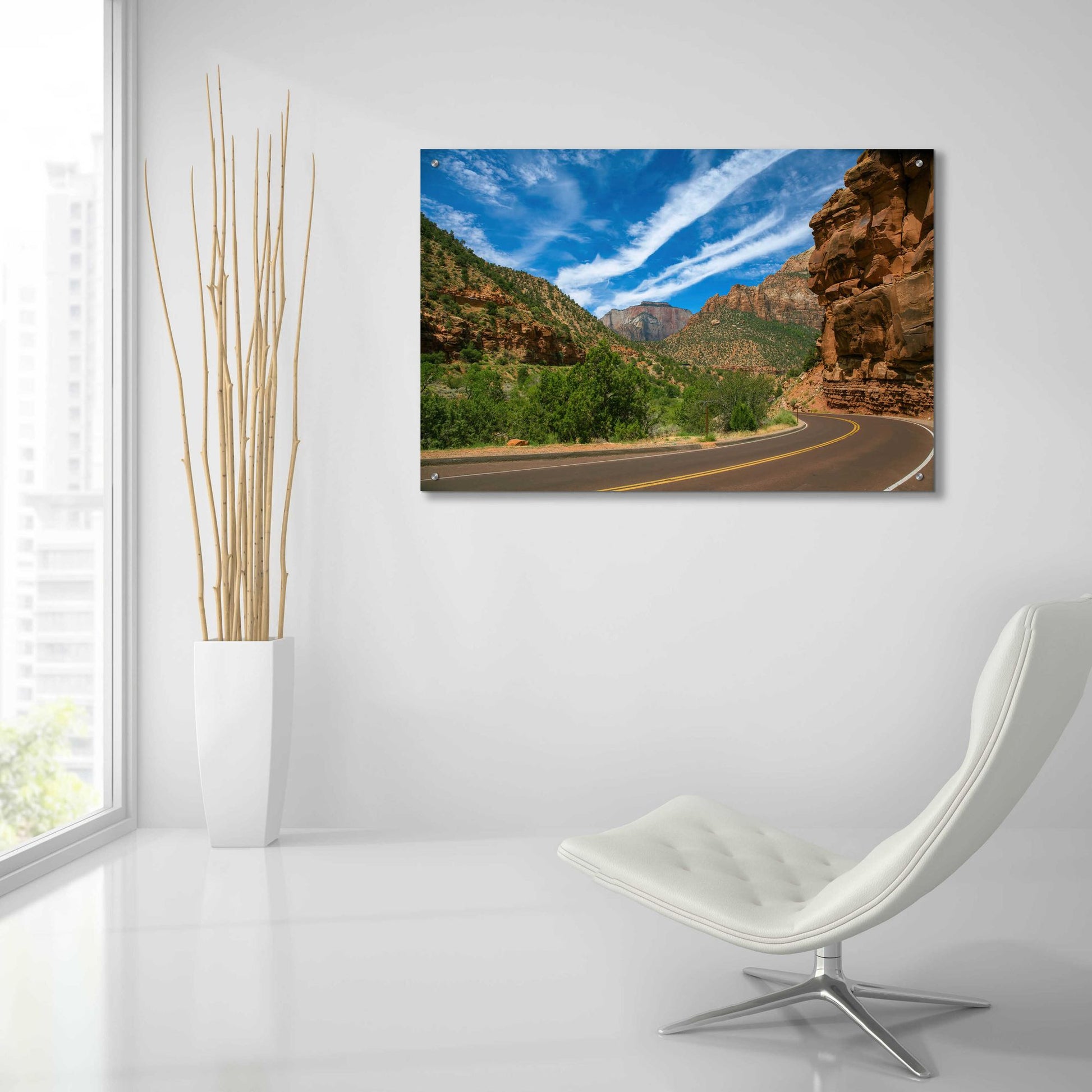 Epic Art 'Utah Roadtrip' by Epic Portfolio, Acrylic Glass Wall Art,36x24