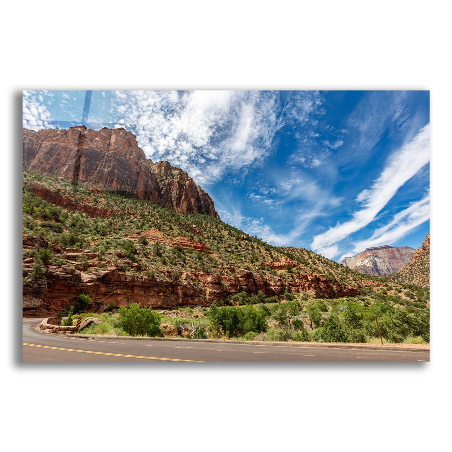 Epic Art 'Utah - Zion' by Epic Portfolio, Acrylic Glass Wall Art,16x12