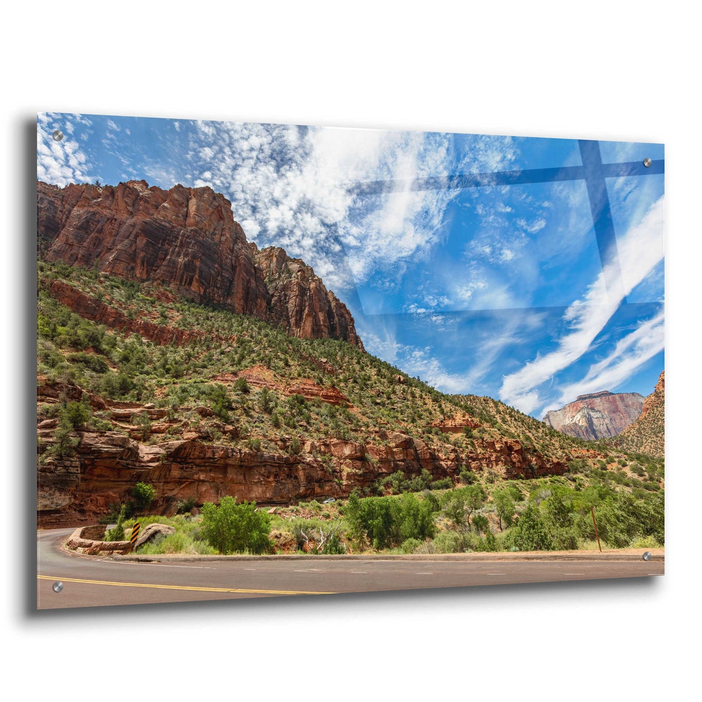 Epic Art 'Utah - Zion' by Epic Portfolio, Acrylic Glass Wall Art,36x24