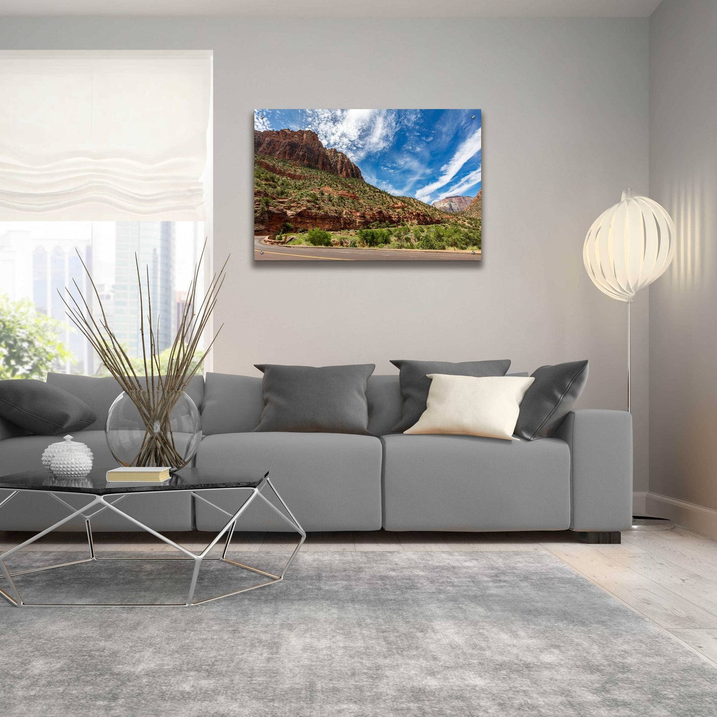 Epic Art 'Utah - Zion' by Epic Portfolio, Acrylic Glass Wall Art,36x24