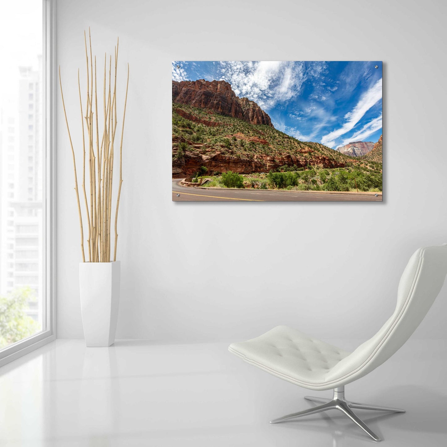 Epic Art 'Utah - Zion' by Epic Portfolio, Acrylic Glass Wall Art,36x24