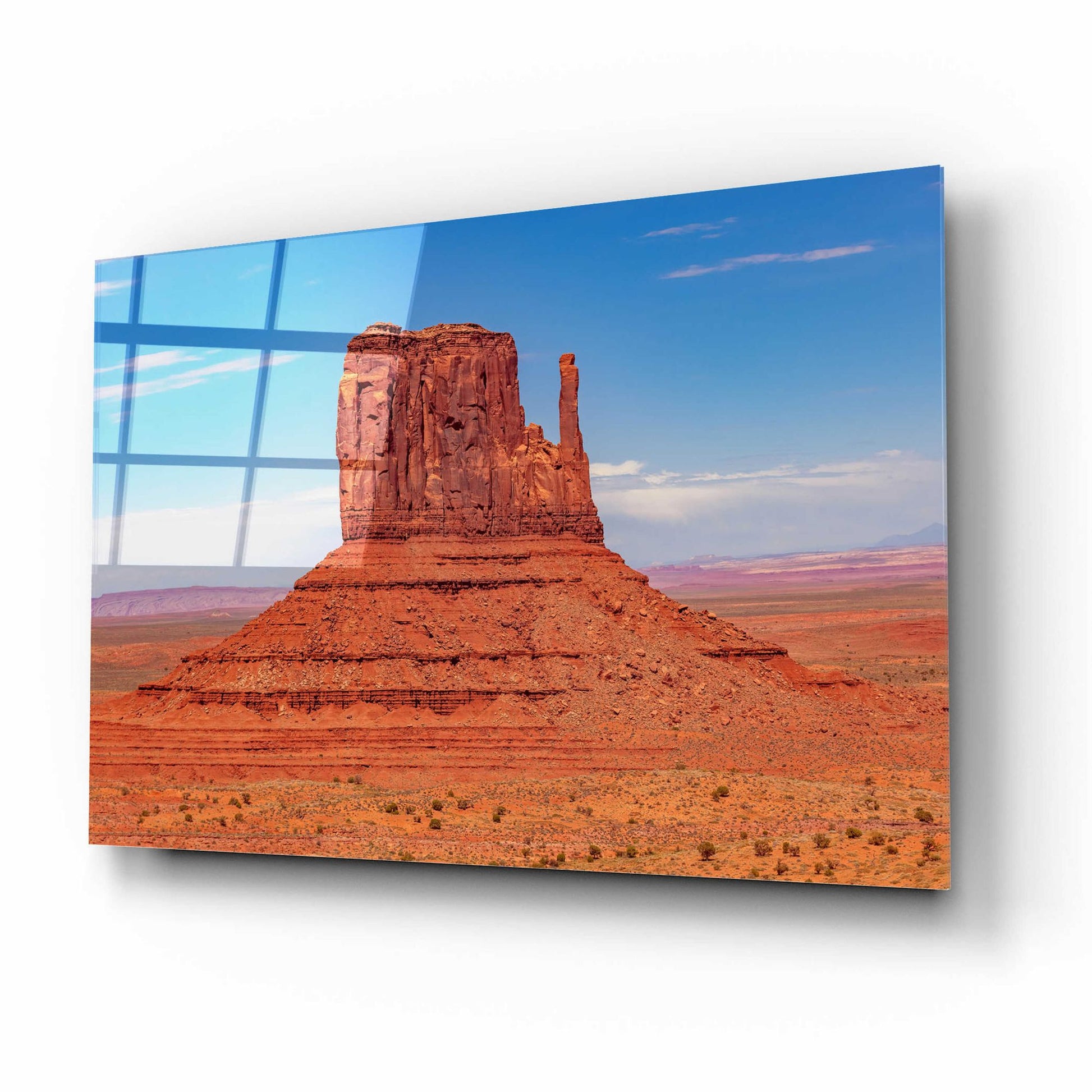 Epic Art 'Utah - Monument Valley' by Epic Portfolio, Acrylic Glass Wall Art,16x12