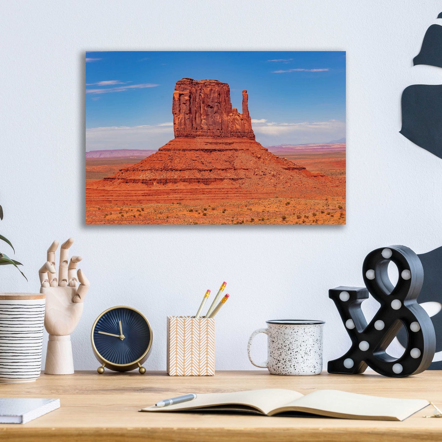 Epic Art 'Utah - Monument Valley' by Epic Portfolio, Acrylic Glass Wall Art,16x12